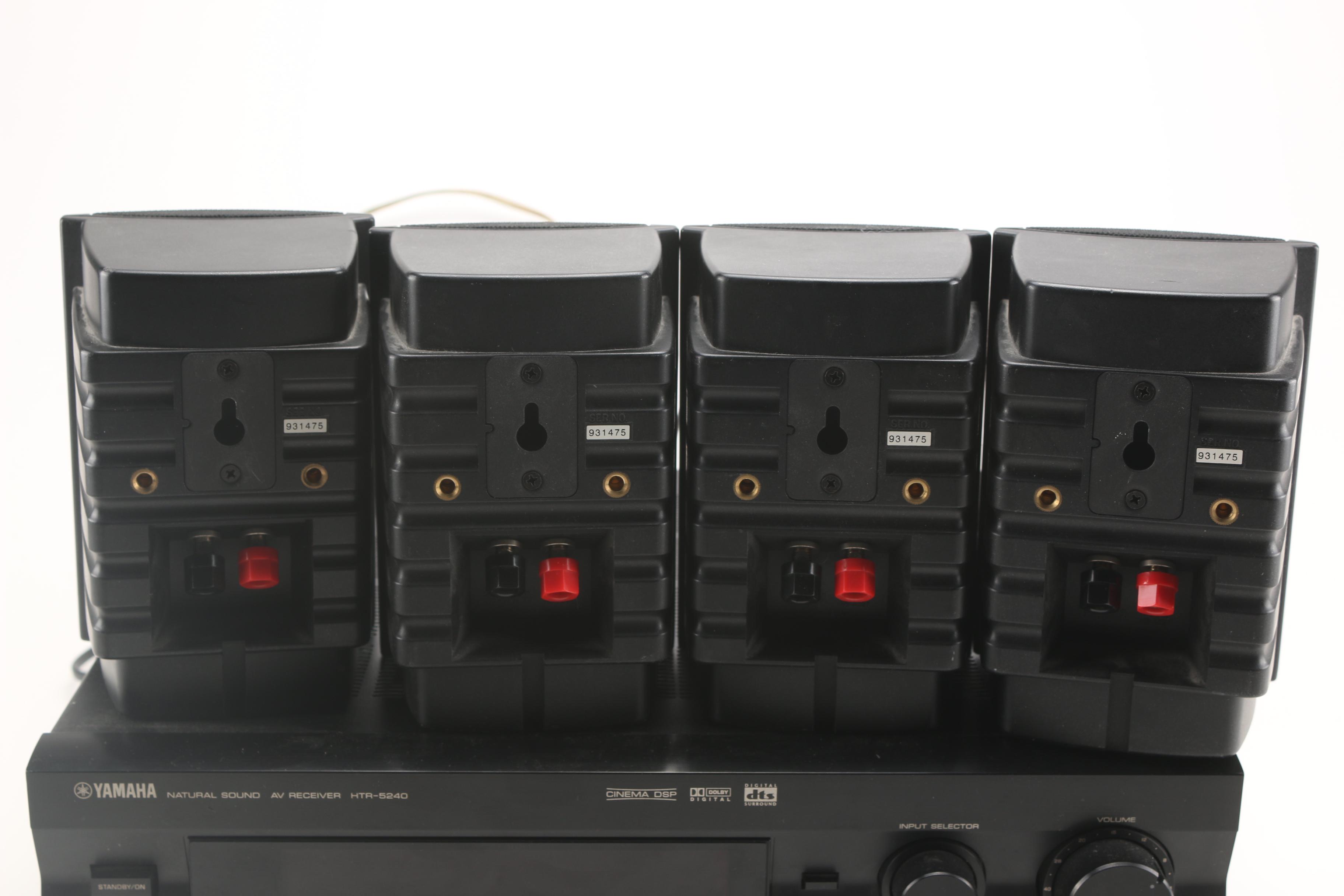 Yamaha AV Receiver and Speakers