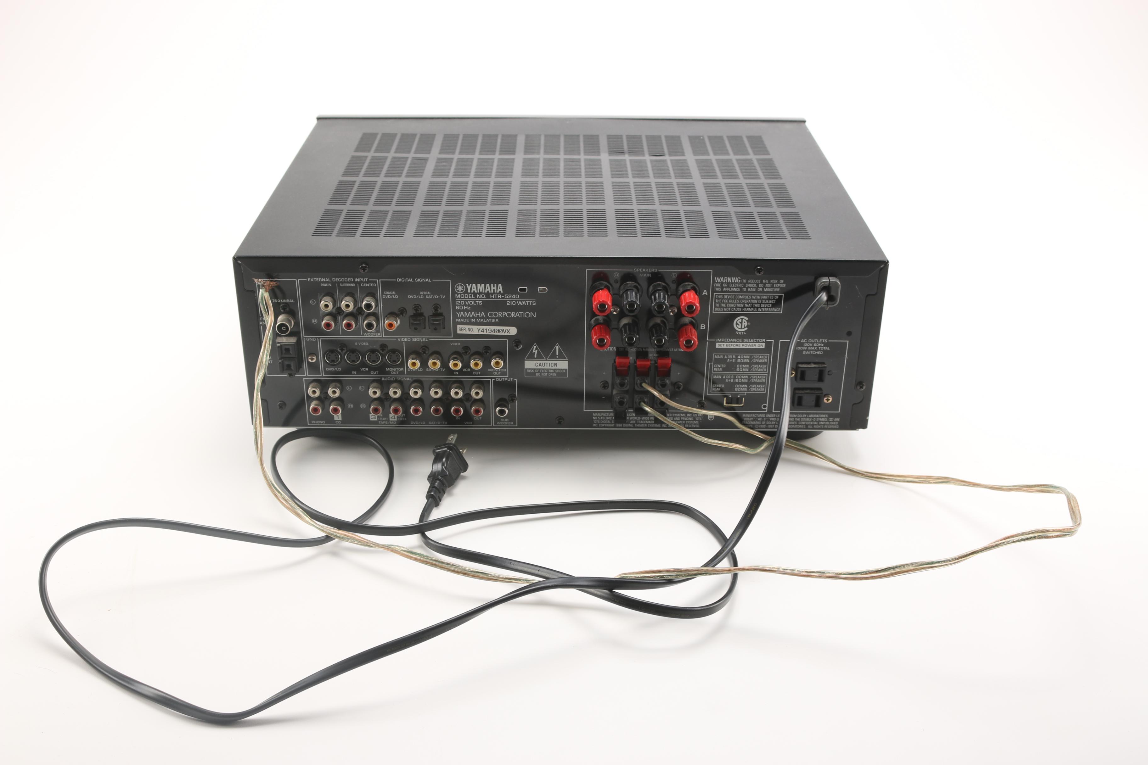 Yamaha AV Receiver and Speakers