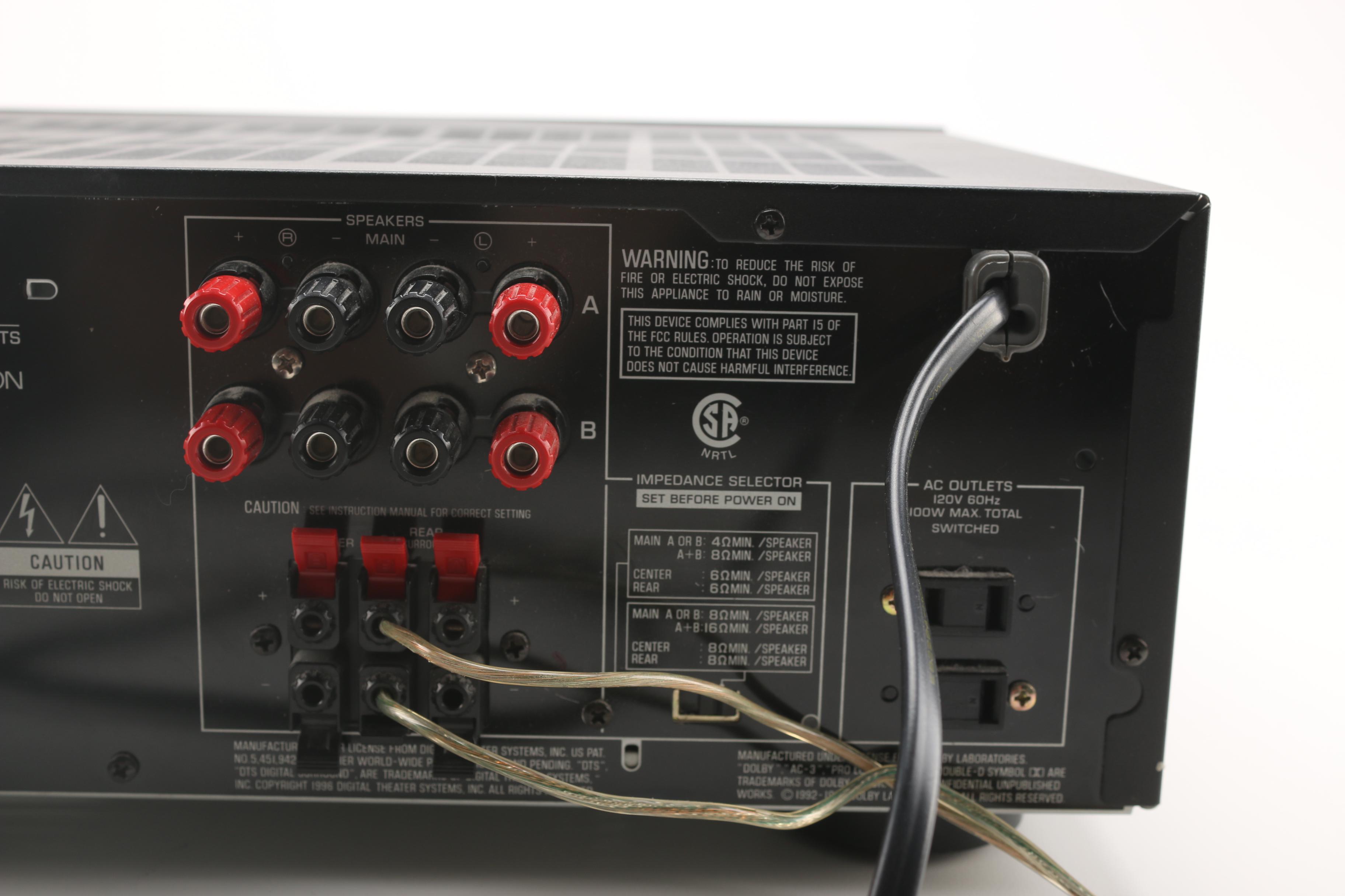 Yamaha AV Receiver and Speakers