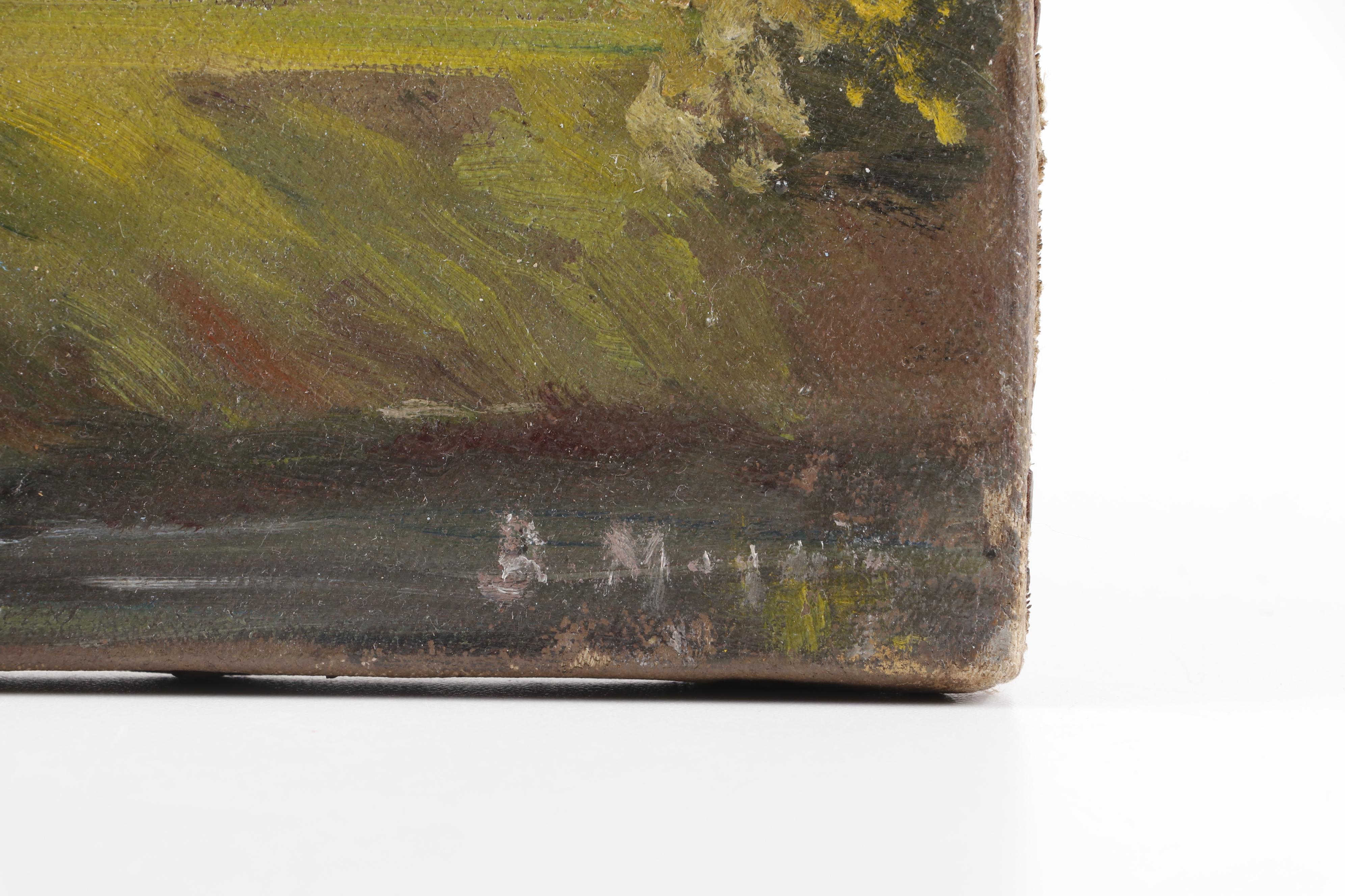 B. Majumdar Indian/Bangladeshi Landscape Oil Paintings