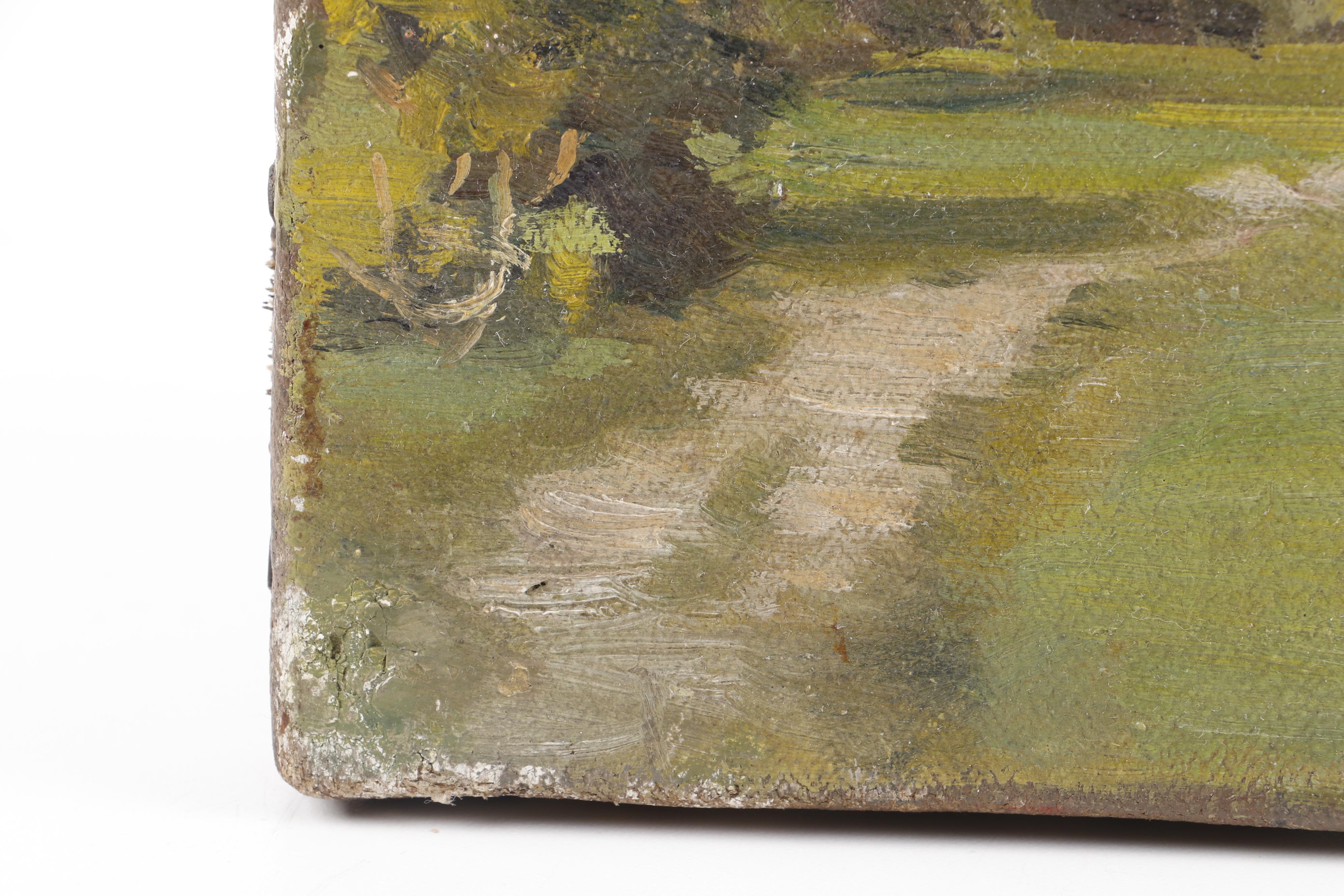 B. Majumdar Indian/Bangladeshi Landscape Oil Paintings