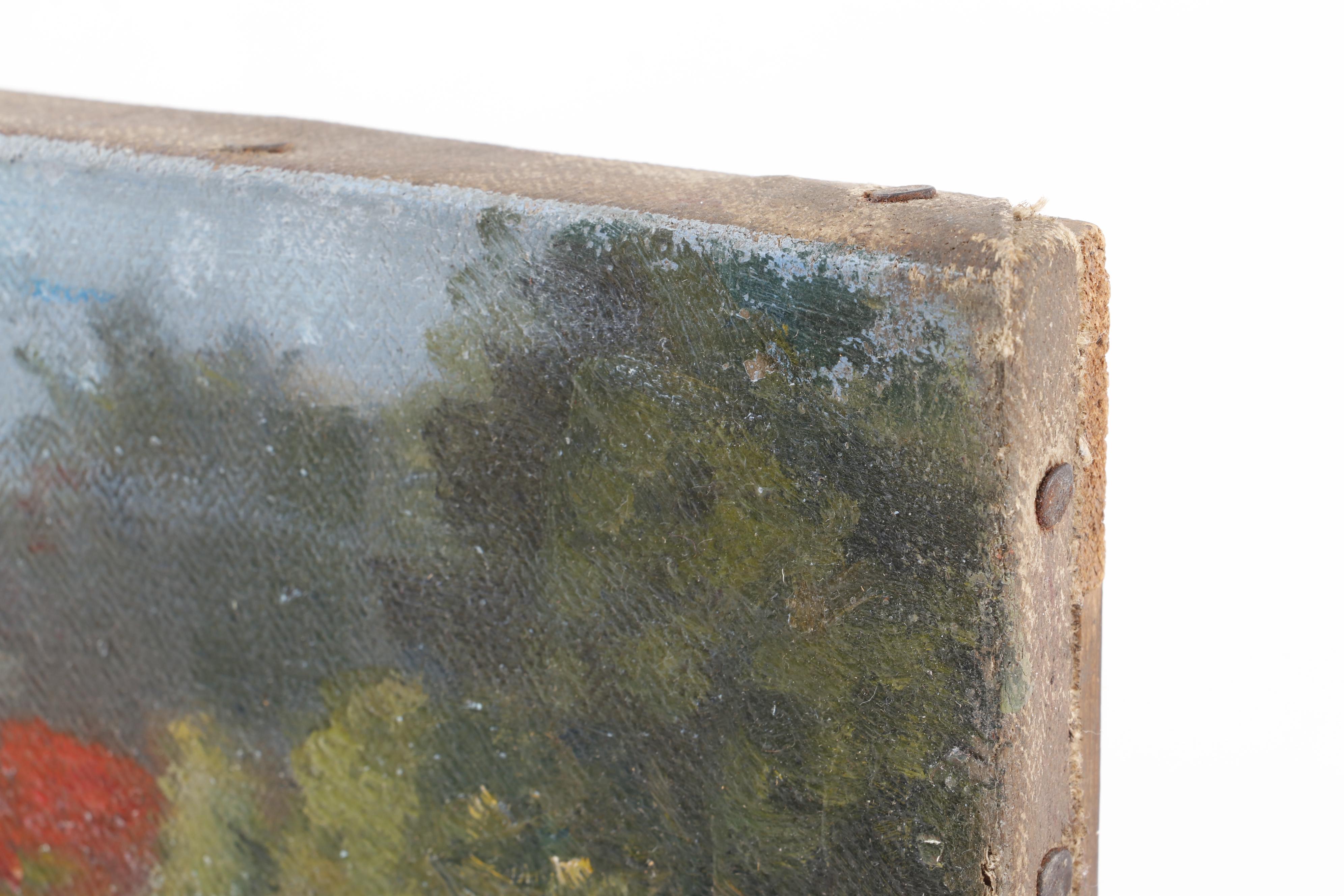 B. Majumdar Indian/Bangladeshi Landscape Oil Paintings