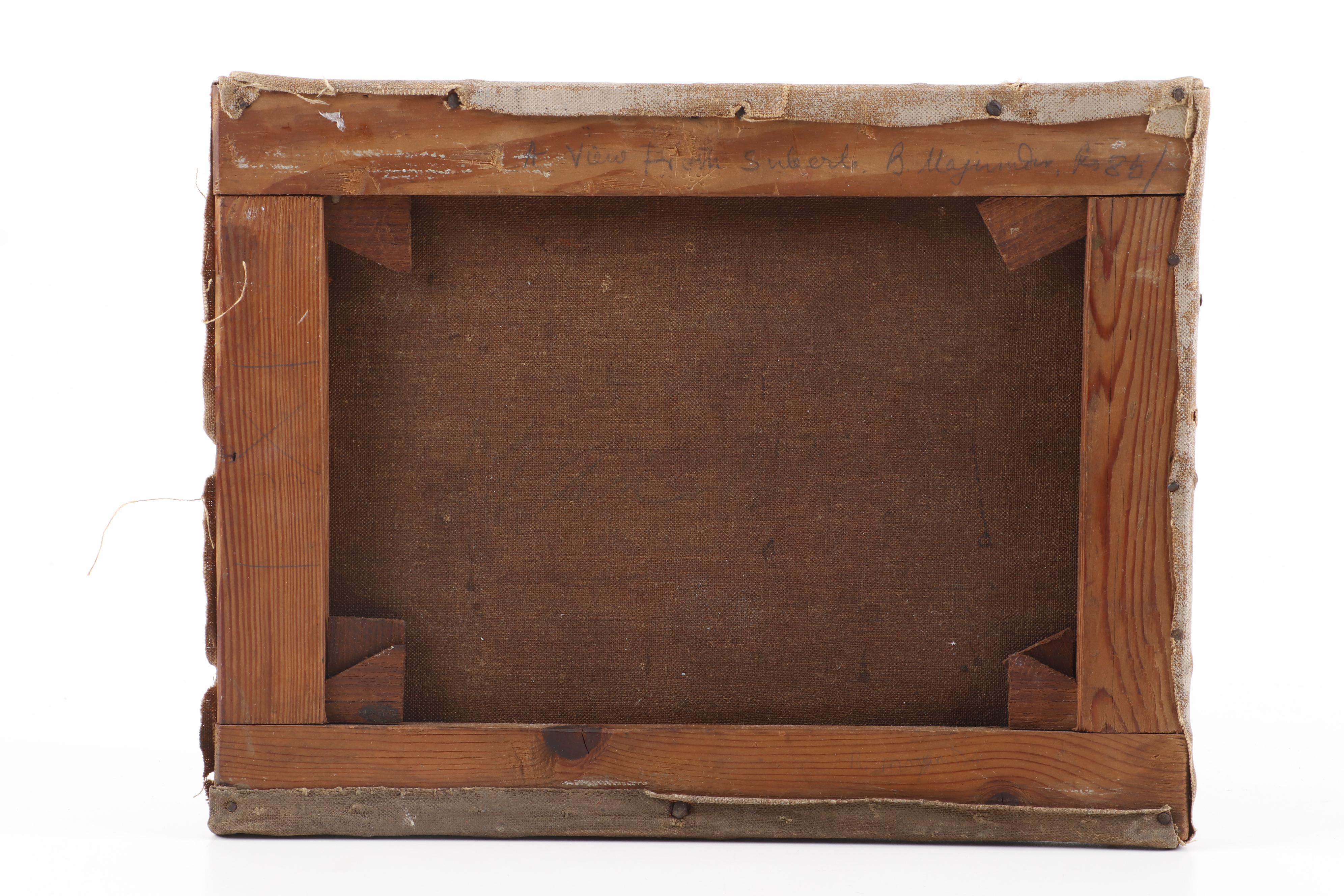 B. Majumdar Indian/Bangladeshi Landscape Oil Paintings