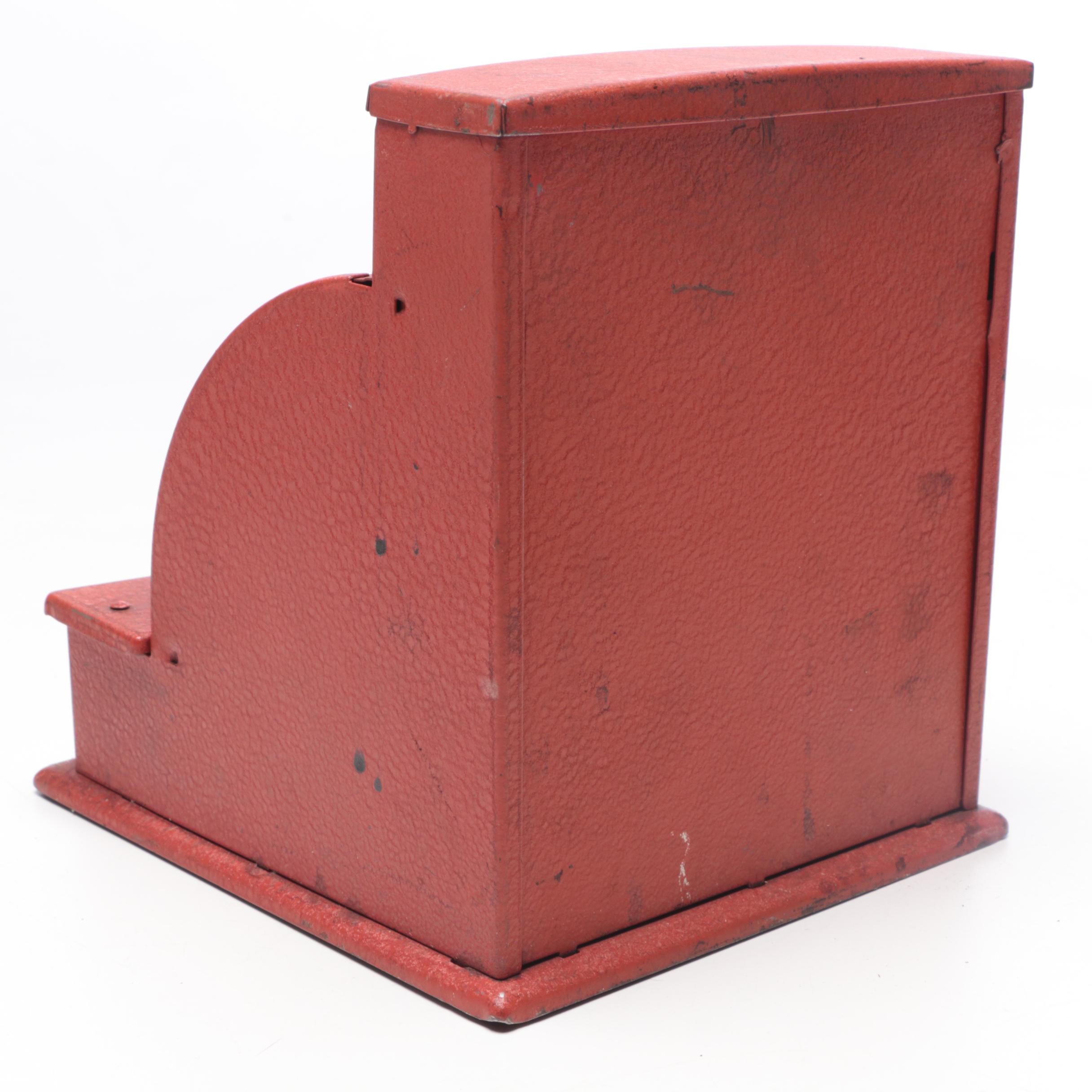 Vintage Tom Thumb Metal Toy Cash Register and Big Business Game Board