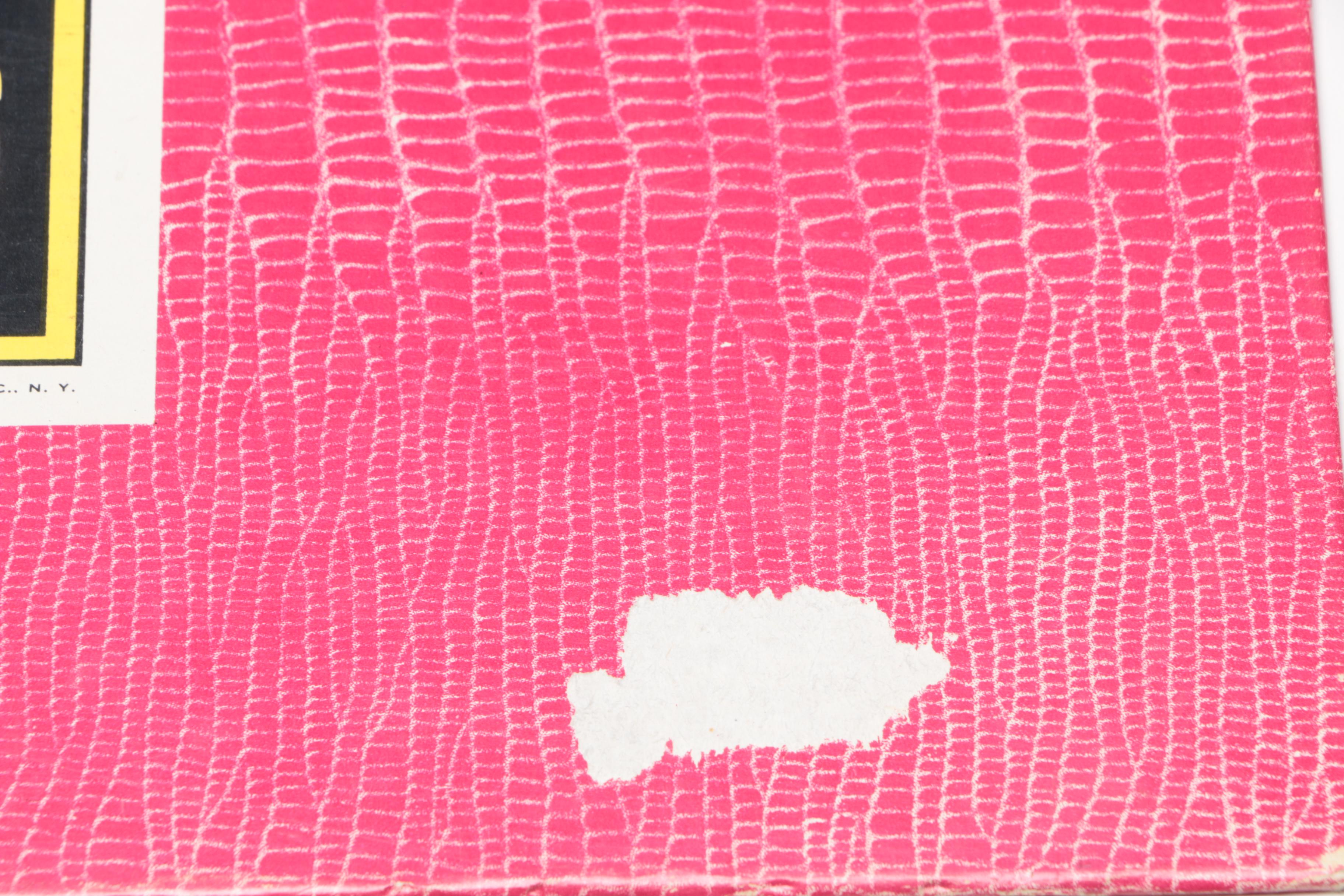 Vintage Tom Thumb Metal Toy Cash Register and Big Business Game Board