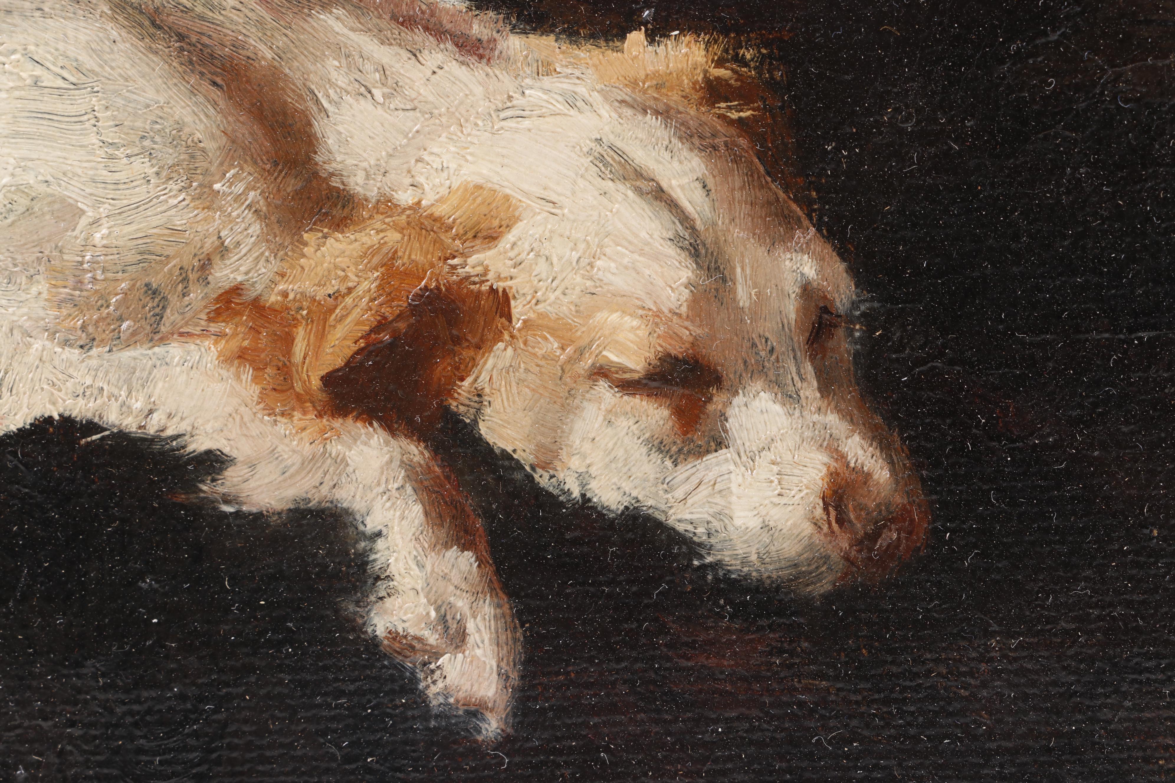 L. T. Fenner Oil Painting of Young Girl