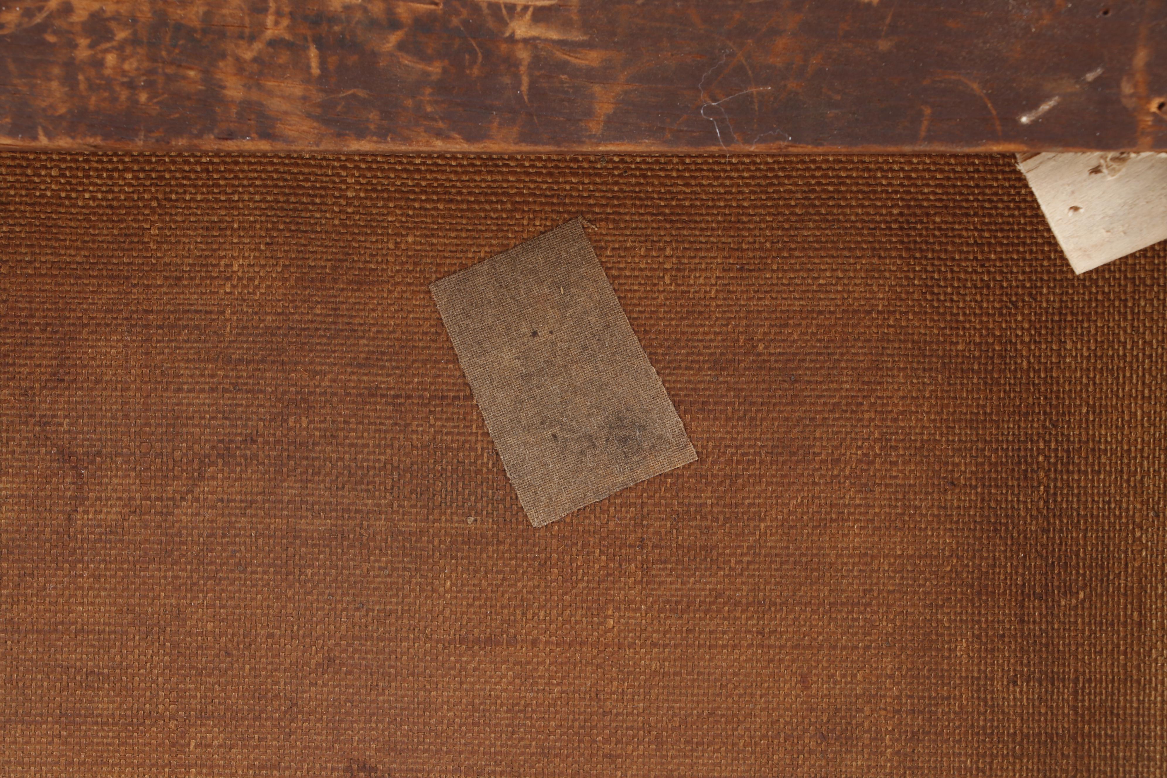 L. T. Fenner Oil Painting of Young Girl