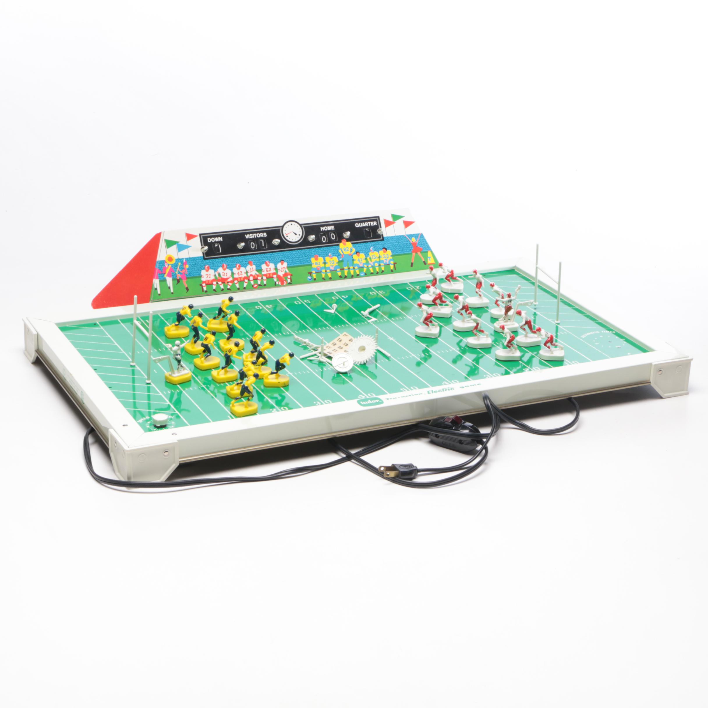 Vintage Tudor Tru-Action Electric Football Table Top Game
