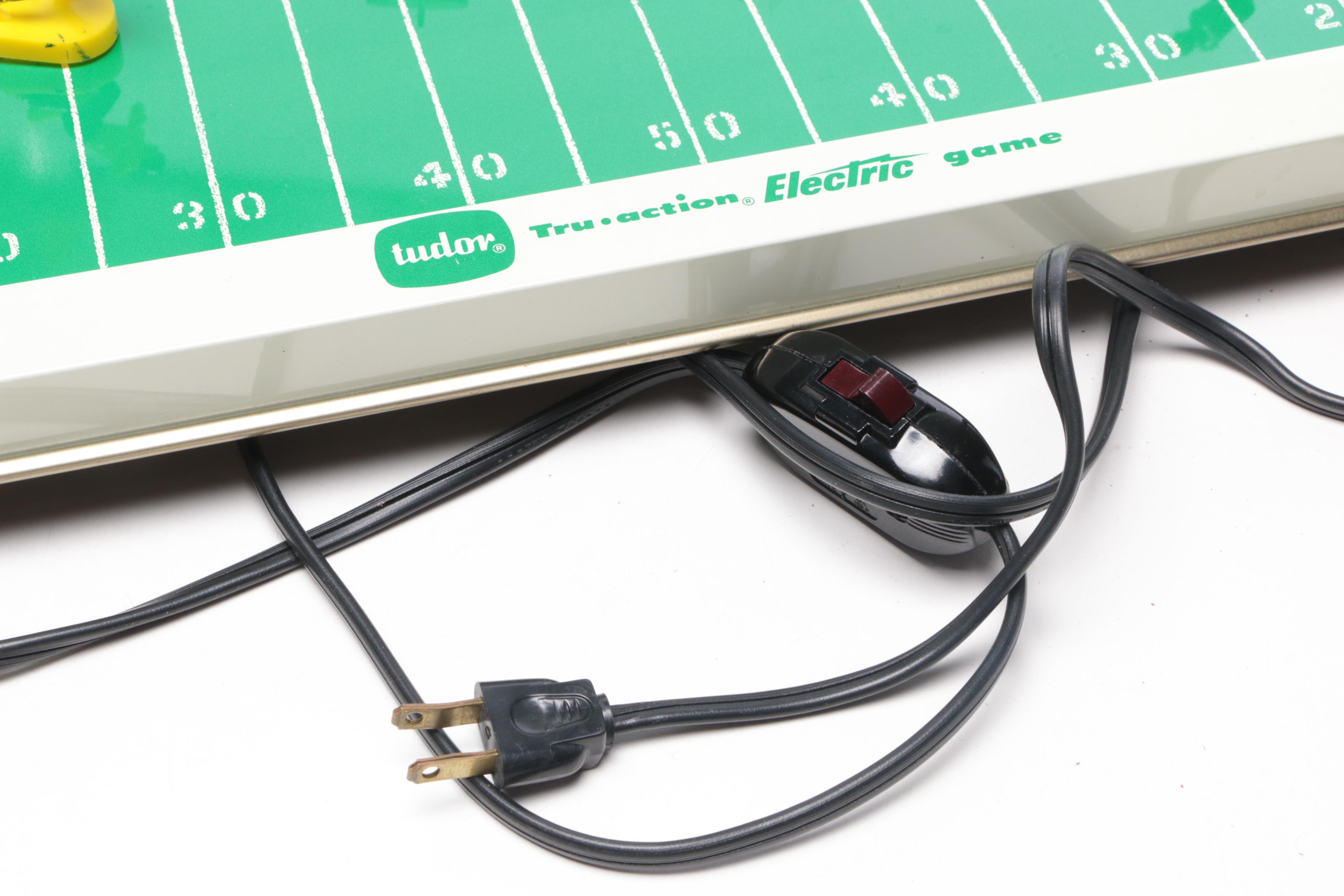 Vintage Tudor Tru-Action Electric Football Table Top Game