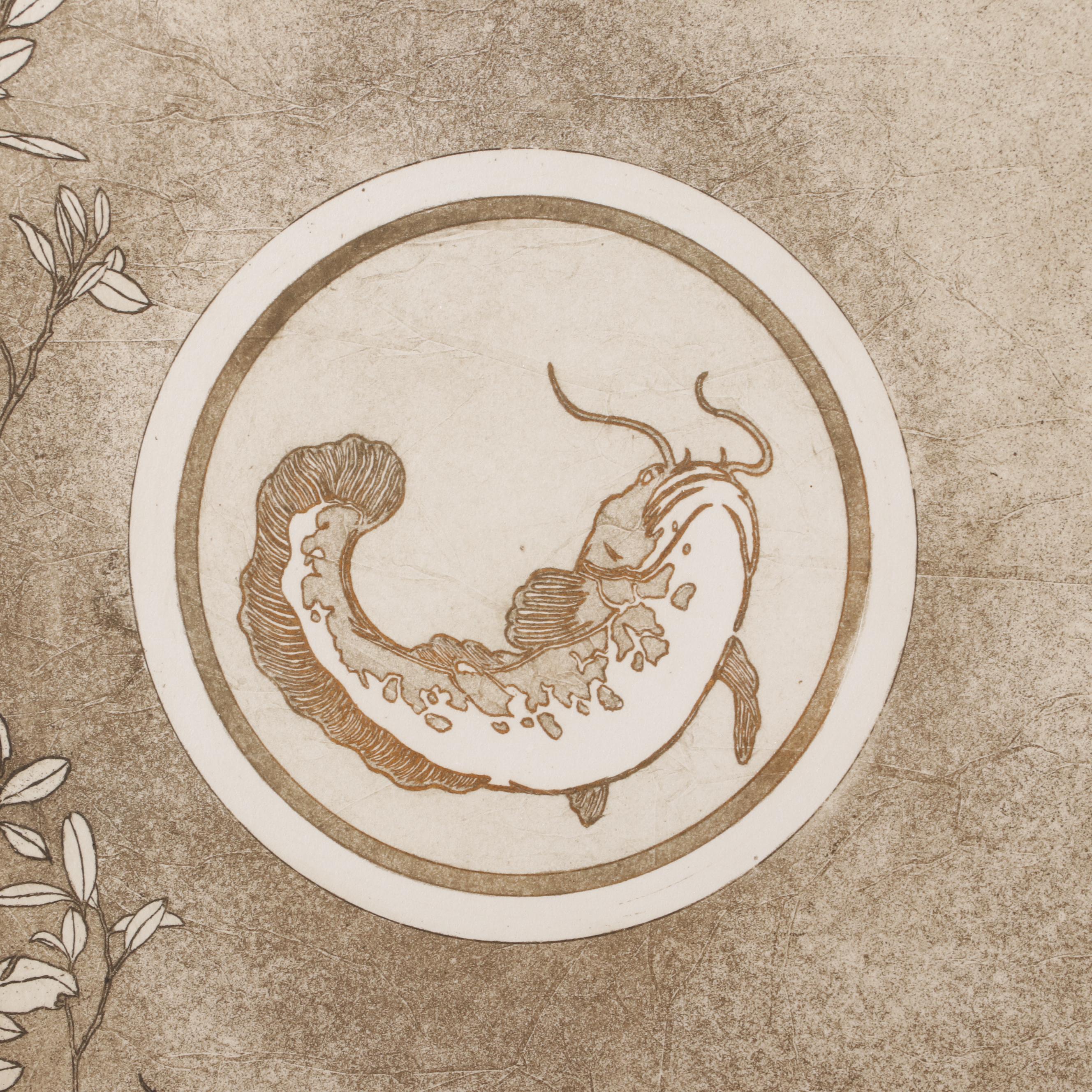 Bethia Brehmer Engraving "Heron", 1977