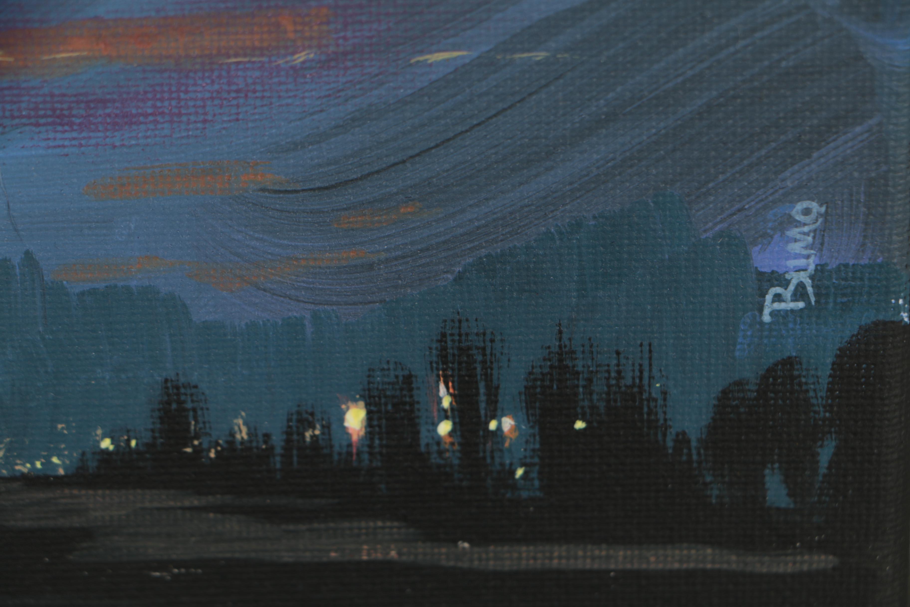 Douglas "Bumo" Johnpeer Oil Painting "The Road Home"