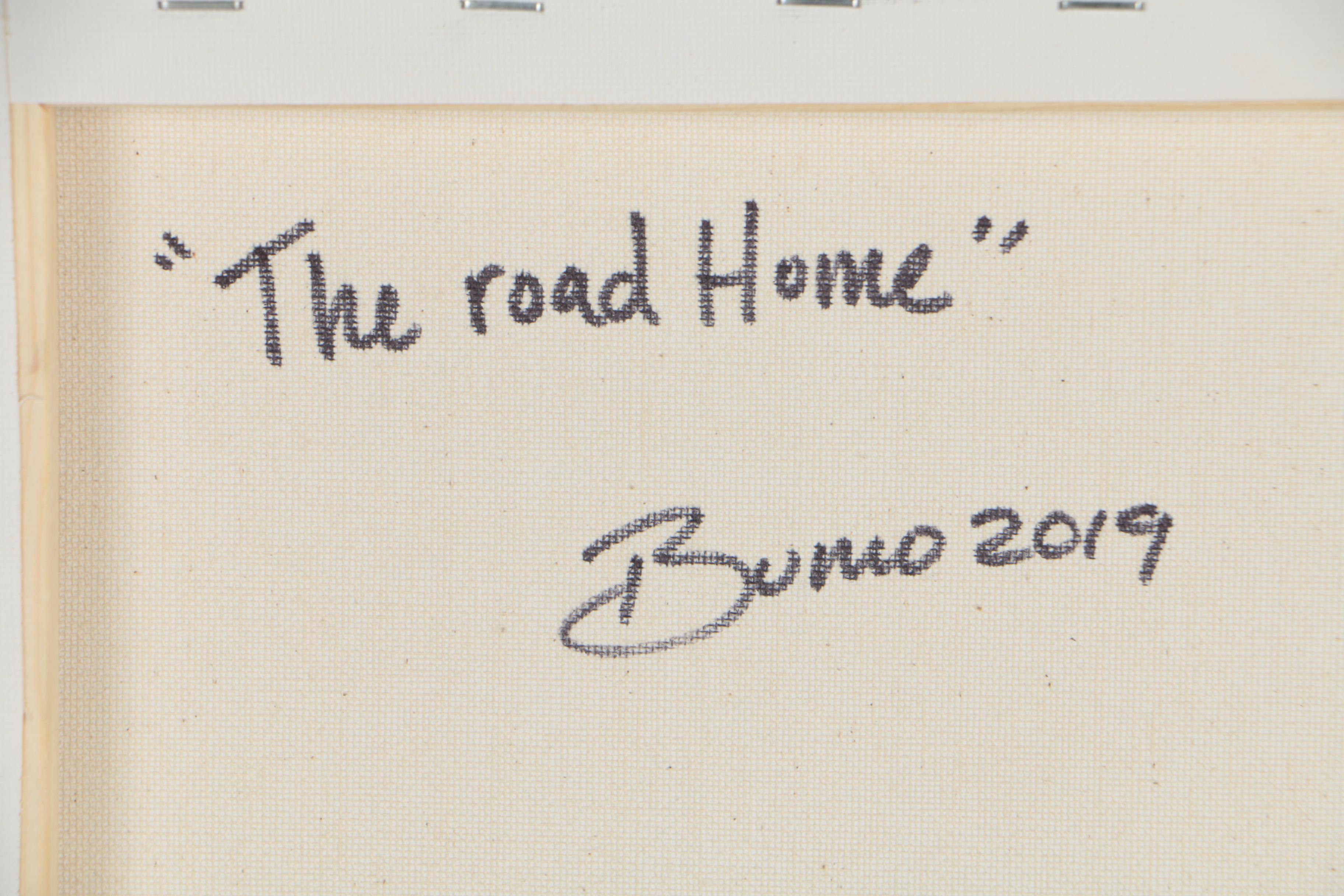 Douglas "Bumo" Johnpeer Oil Painting "The Road Home"