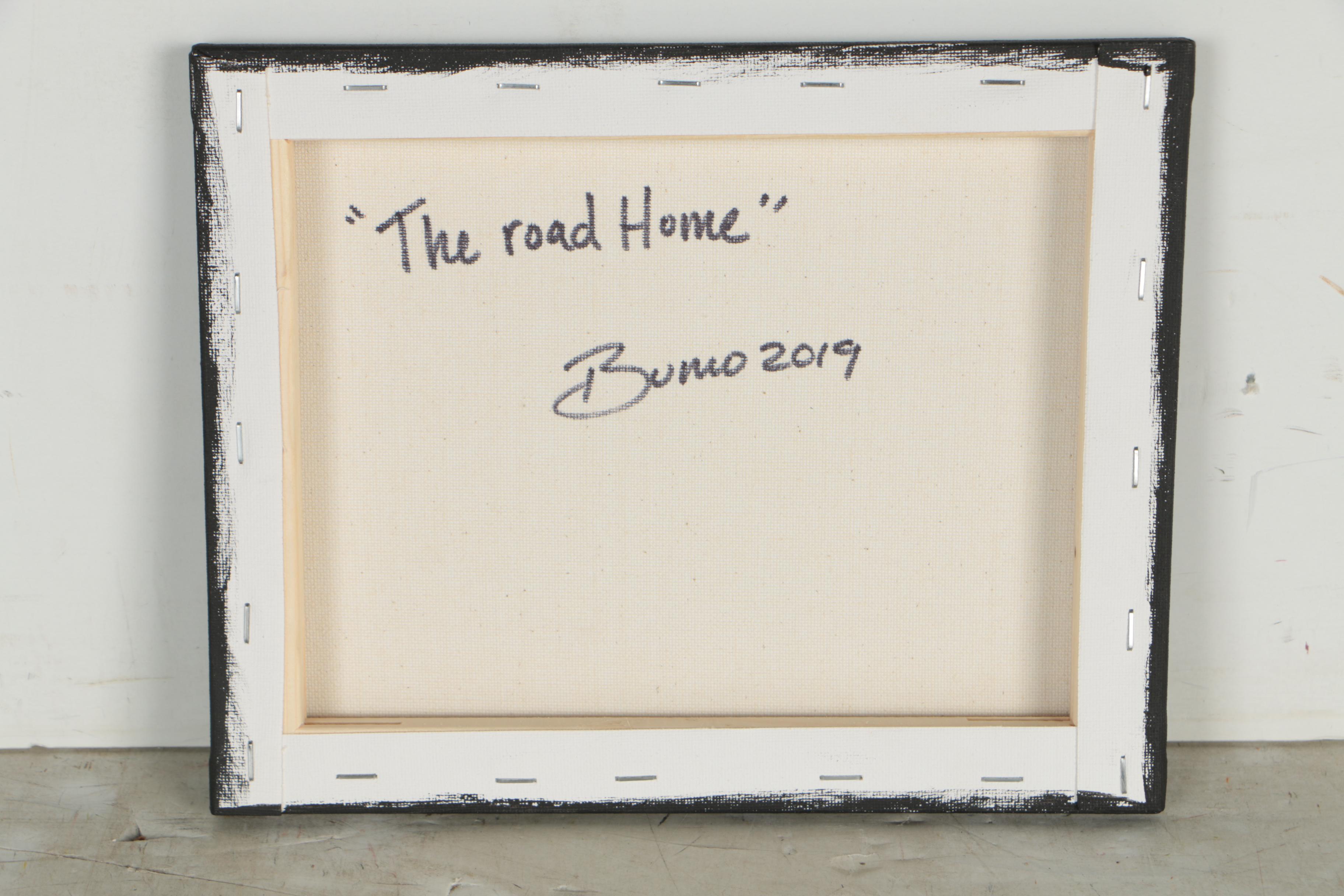 Douglas "Bumo" Johnpeer Oil Painting "The Road Home"