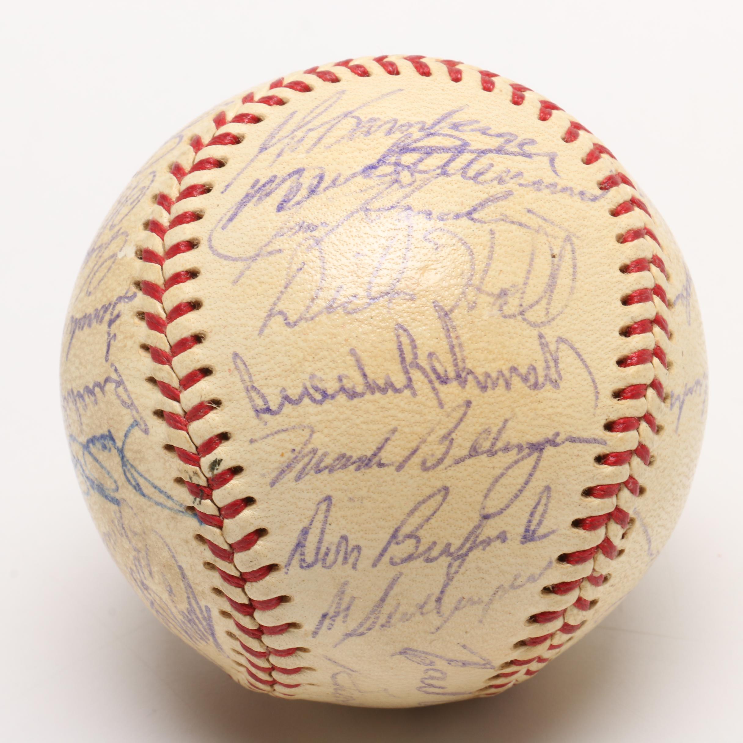 1969 Baltimore Orioles Team Signed American League Baseball, Lau's Estate