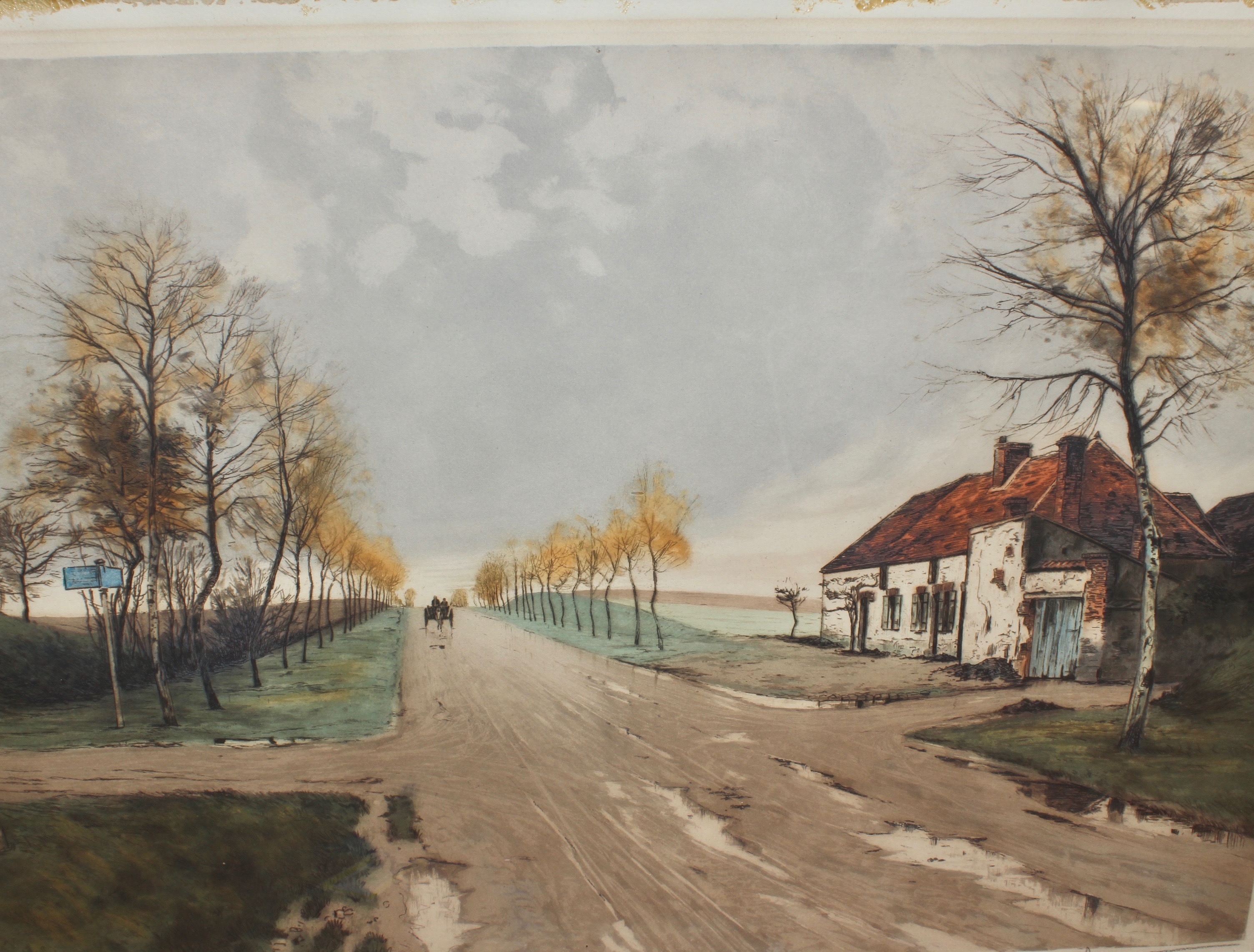 Henri Jourdain Etching