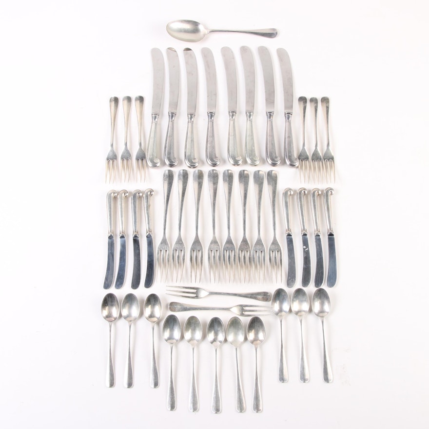 Stieff "Williamsburg Queen Anne" Sterling Silver Flatware, Circa 1940s