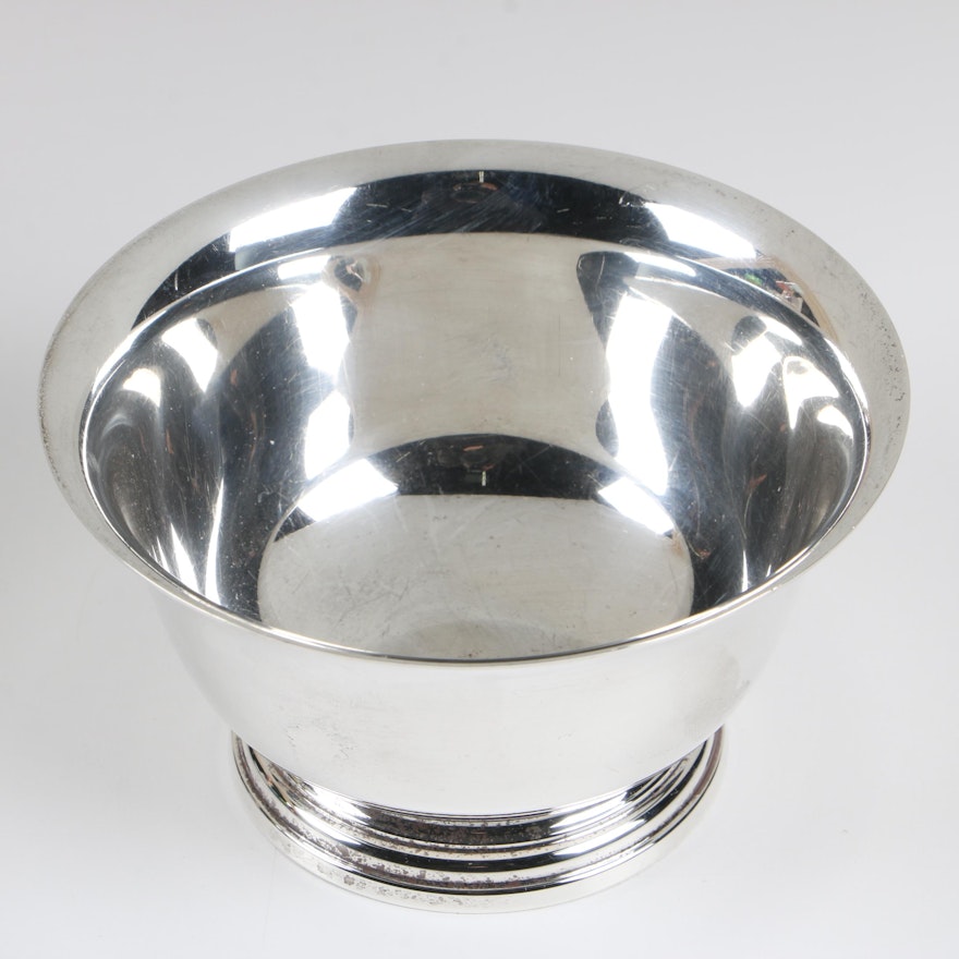 Manchester Silver Co. Sterling Reproduction Paul Revere Bowl, 1914–1985