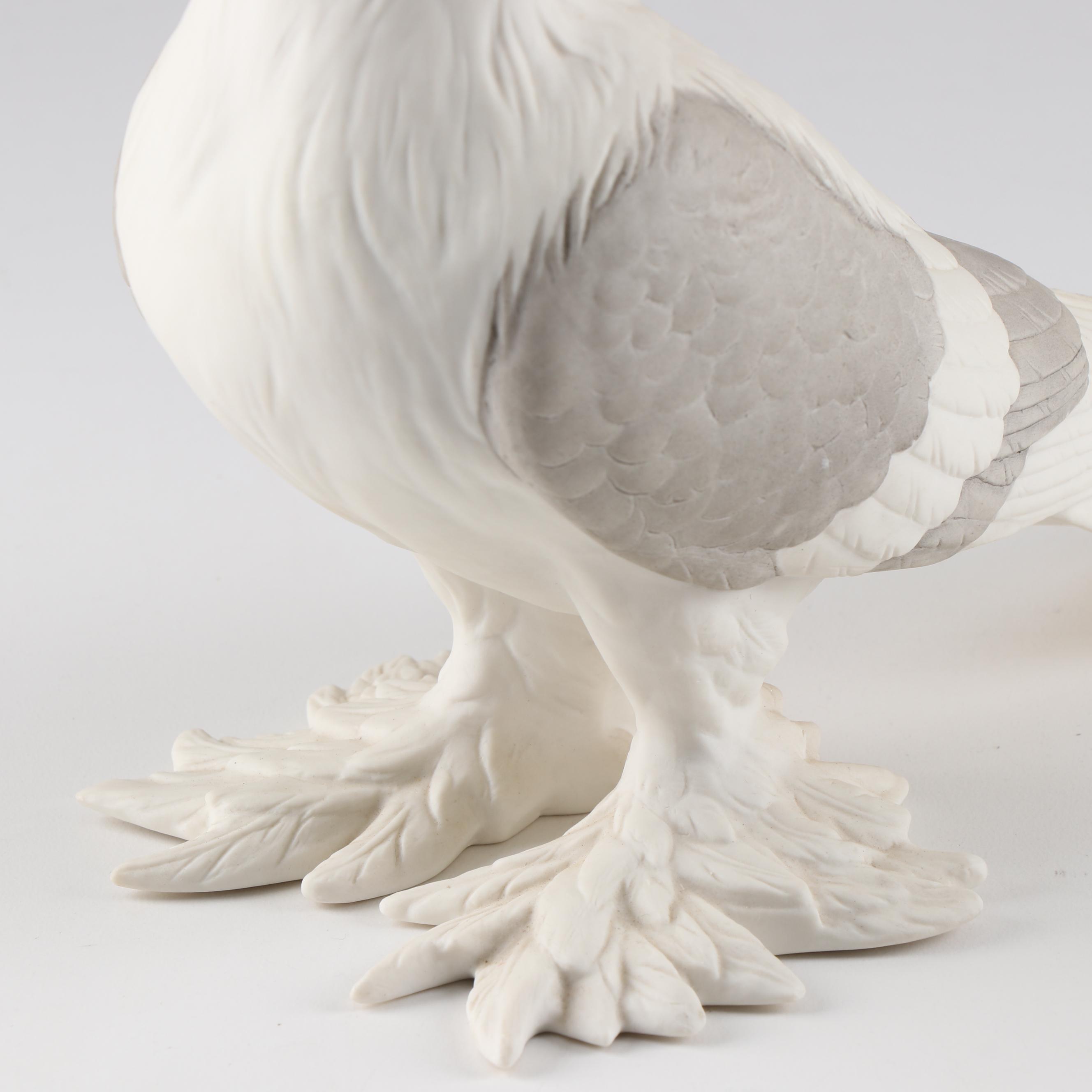 Boehm Ceramic "Tumbler Pigeons" Figurines