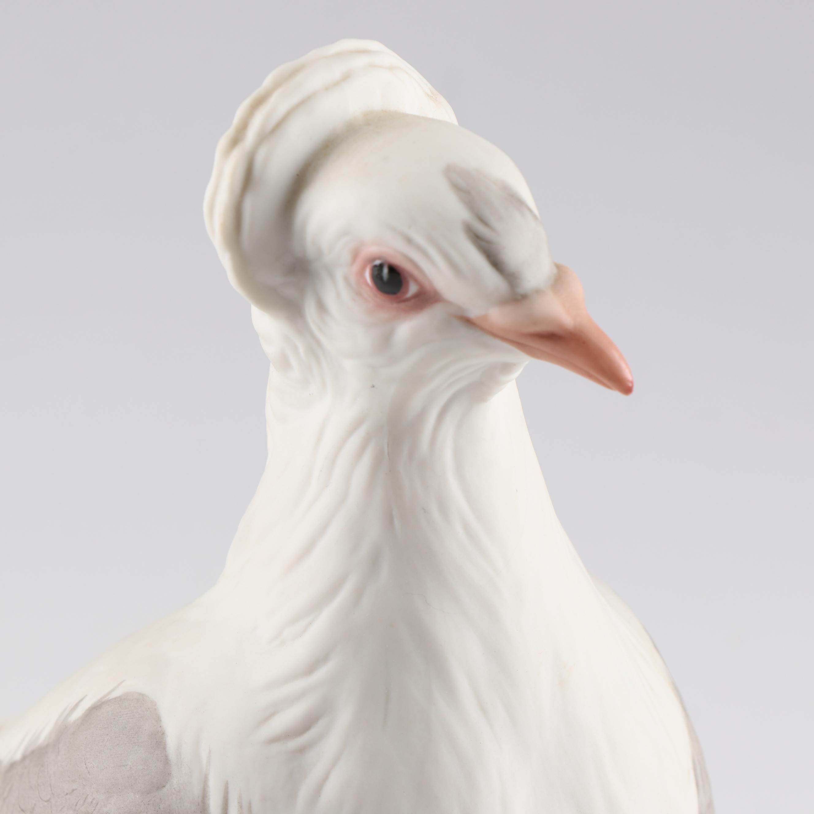 Boehm Ceramic "Tumbler Pigeons" Figurines