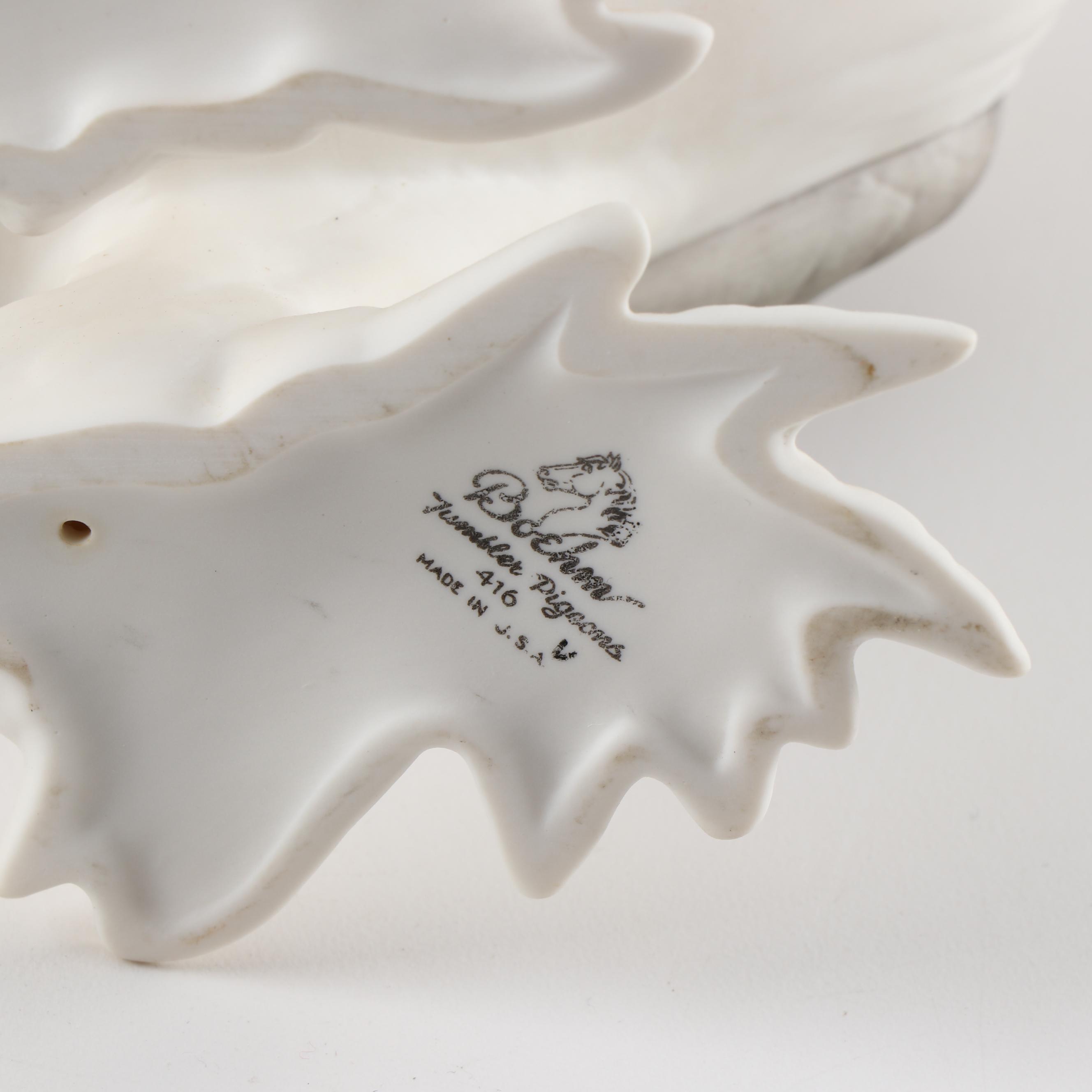 Boehm Ceramic "Tumbler Pigeons" Figurines