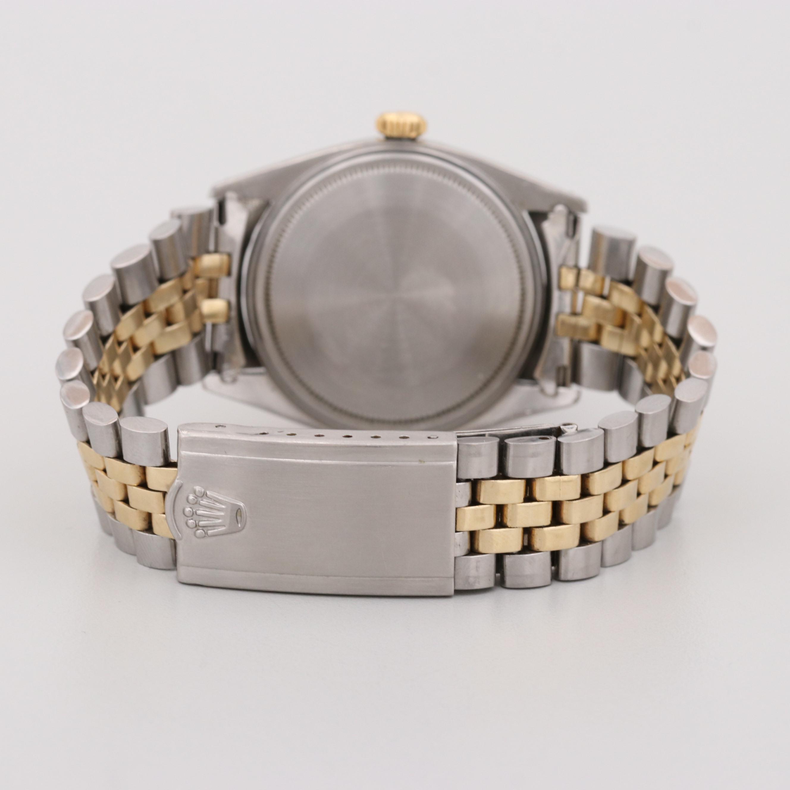 Rolex Datejust Stainless Steel and 14K Yellow Gold Watch, 1961