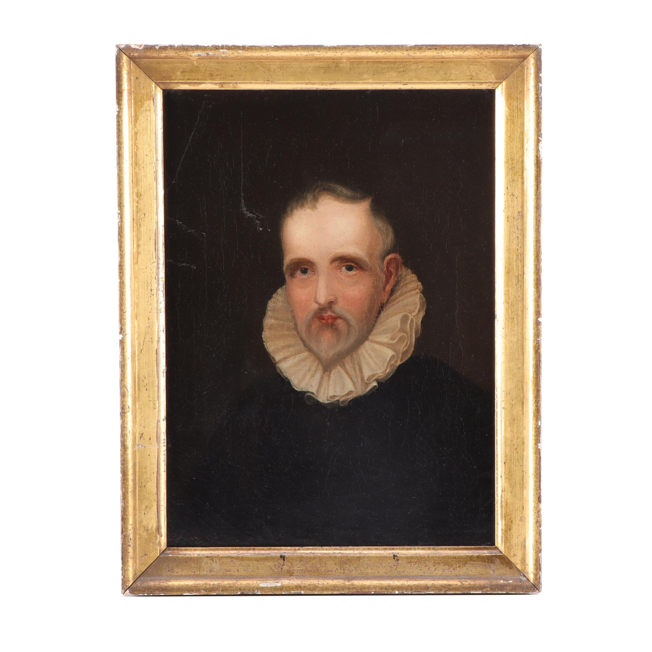 Mid 19th Century Copy Painting after Anthony Van Dyke "Gervartius"