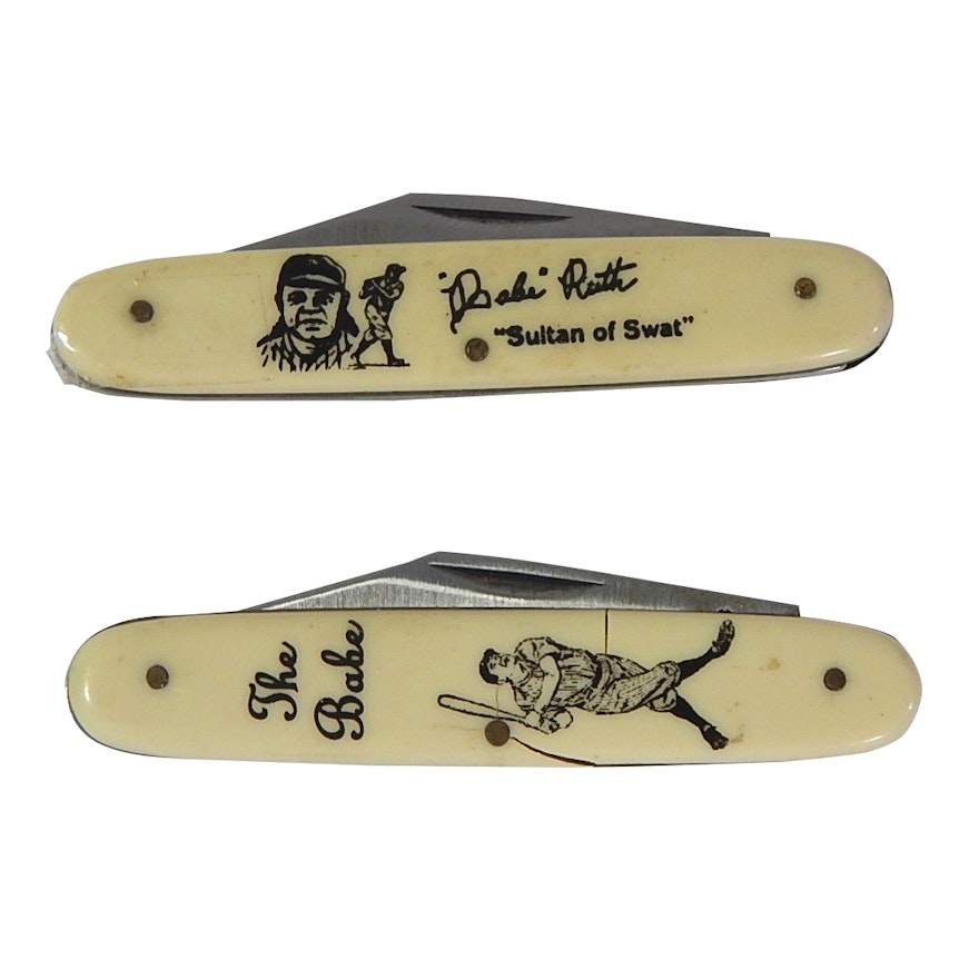 (HOF) Babe Ruth Commemorative Folding Knives
