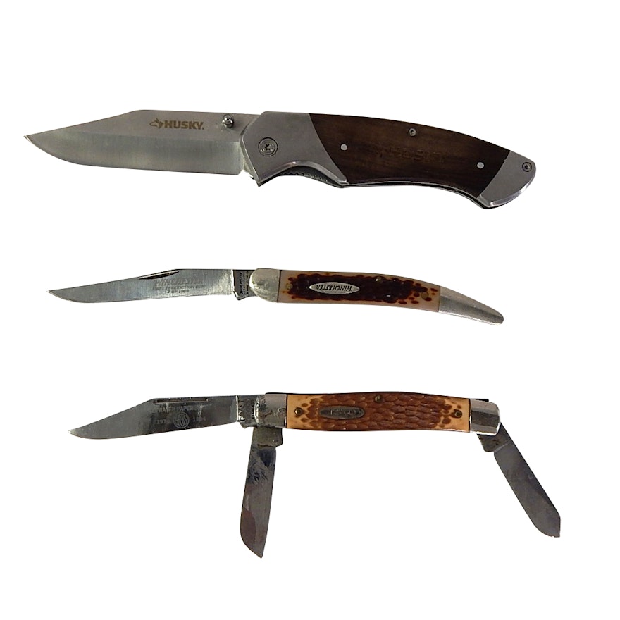 Winchester, Husky, Coast Folding Knives