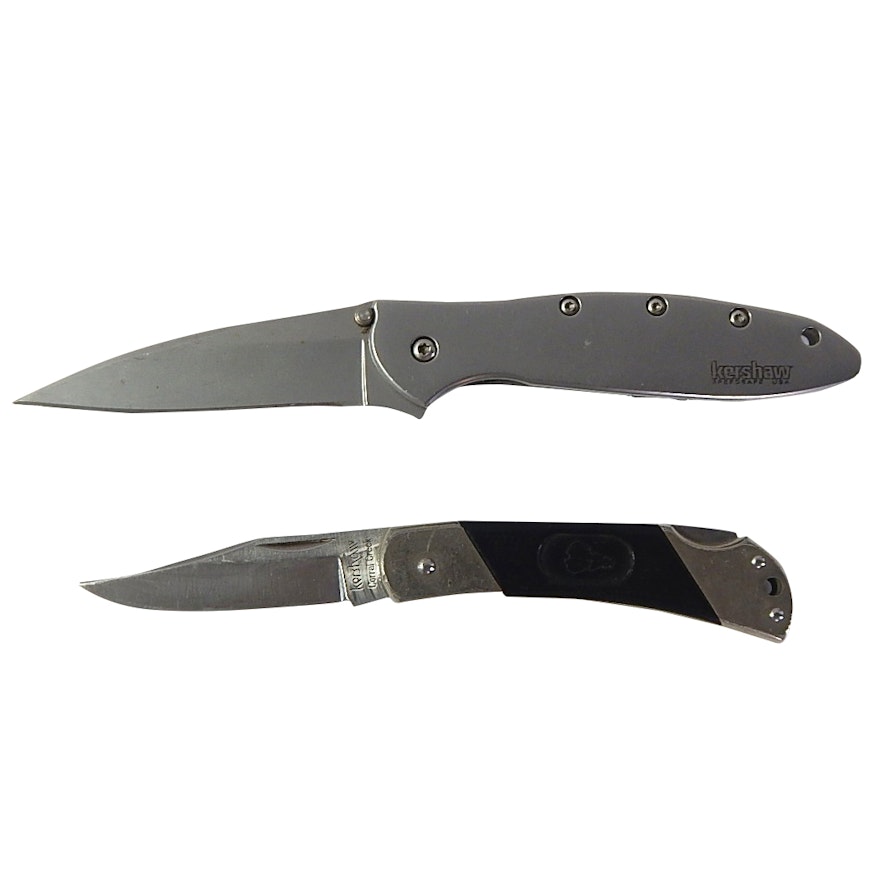 Two Kershaw Folding Knives - 1660, 3115