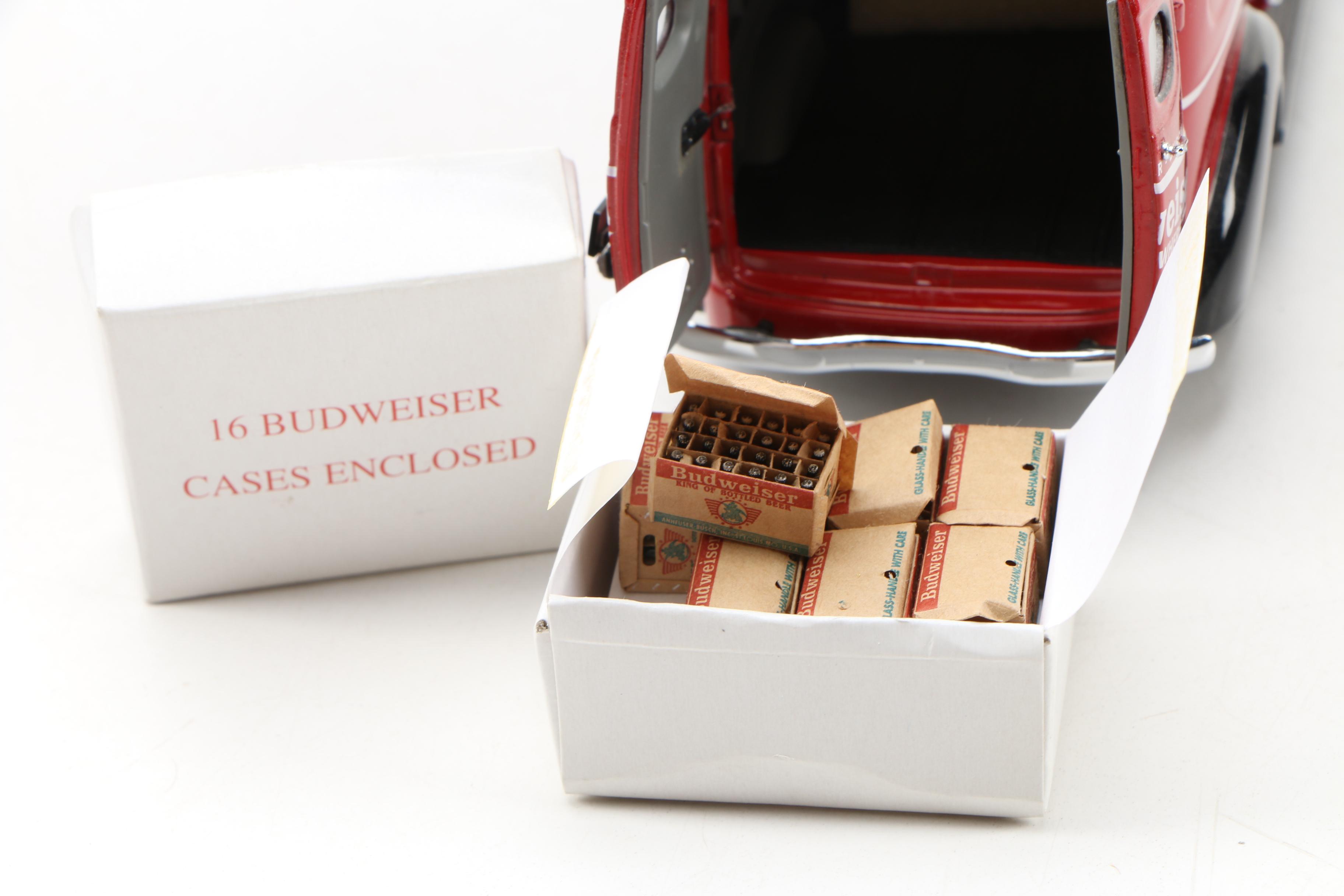 Danbury Mint Die-Cast 1941 Budweiser Delivery Truck with Display Case, 1999