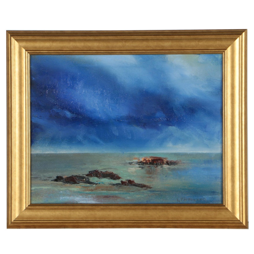 Ivan Trifonoff Oil Painting "Stormy"
