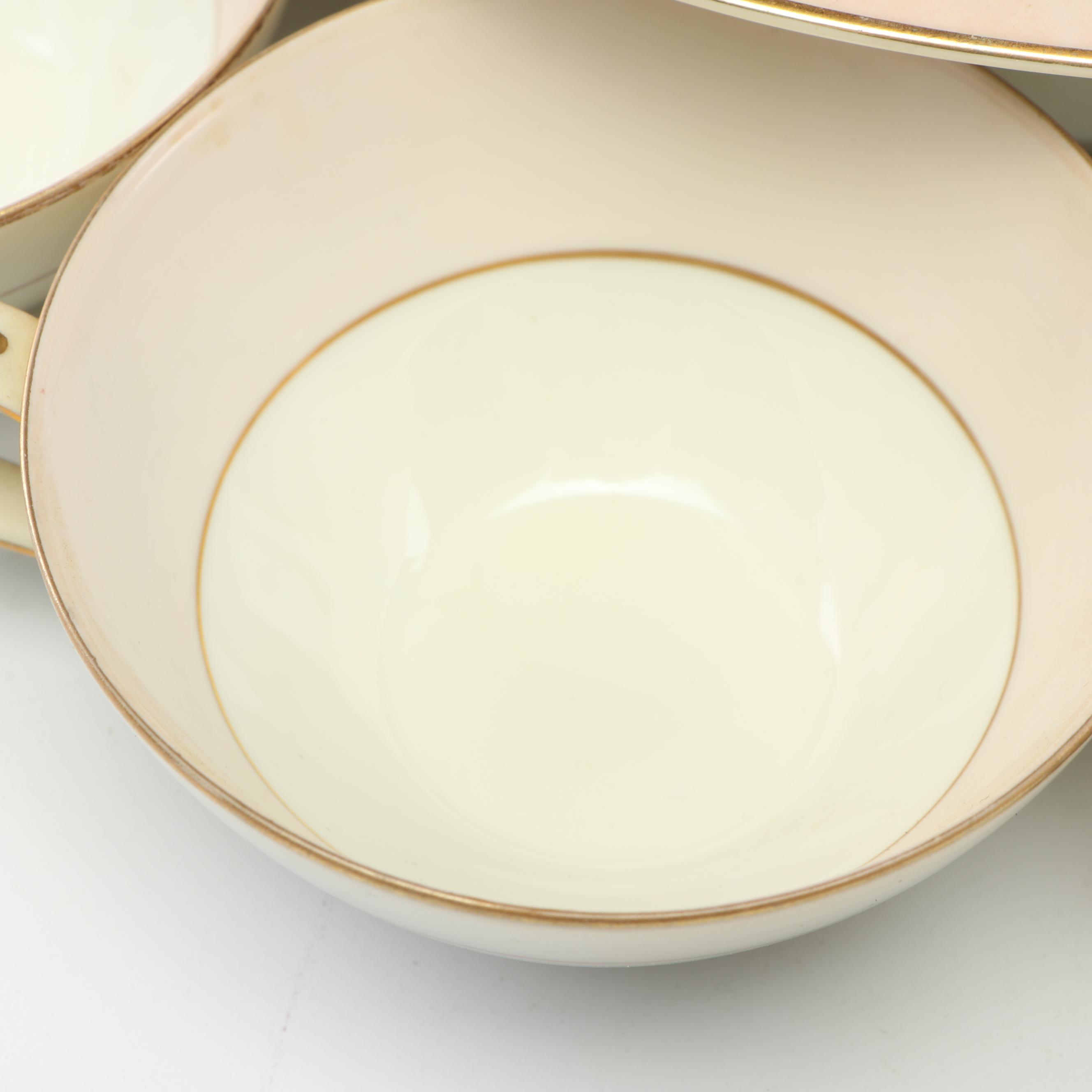 Noritake "Royal Pink" Porcelain Dinnerware, 1950s