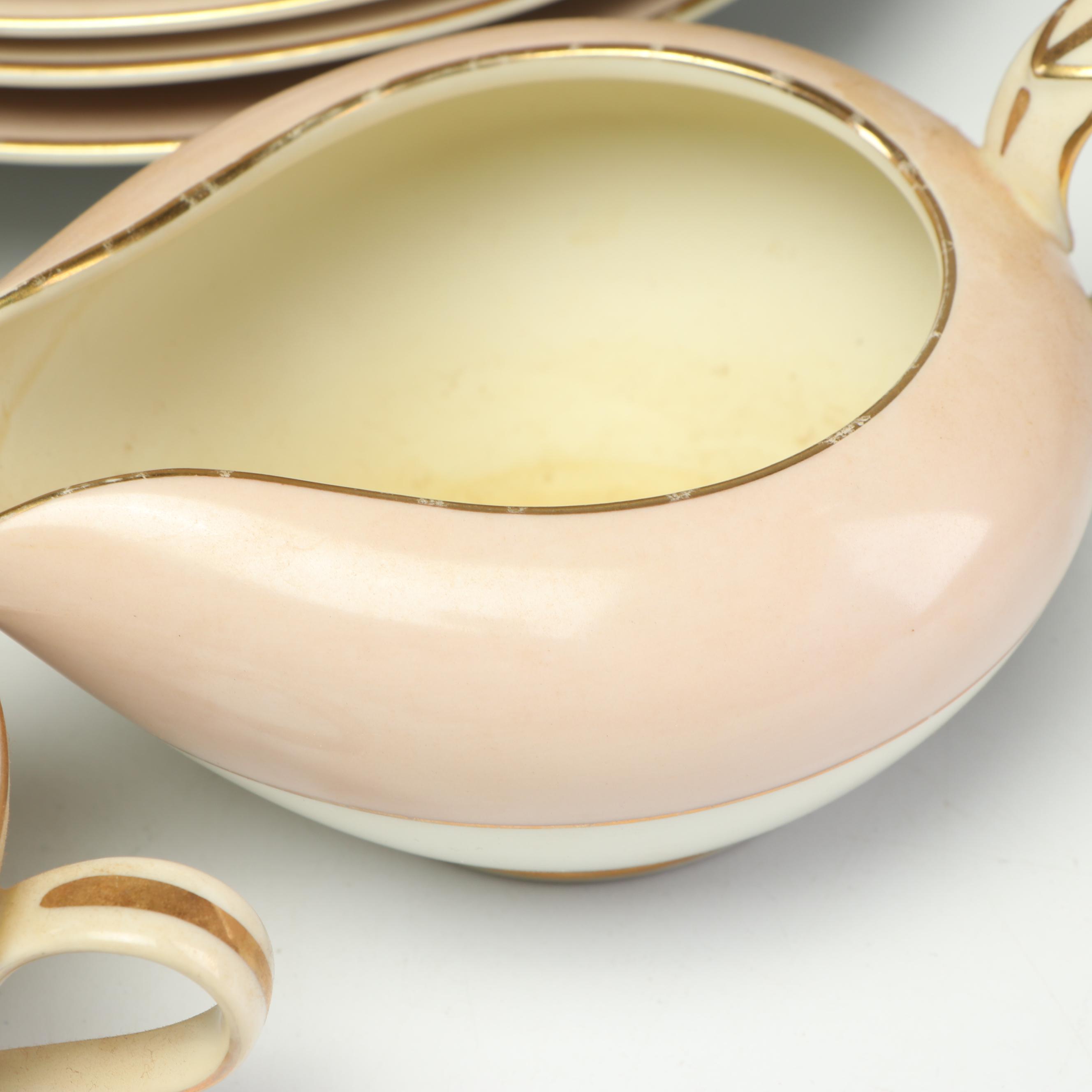 Noritake "Royal Pink" Porcelain Dinnerware, 1950s