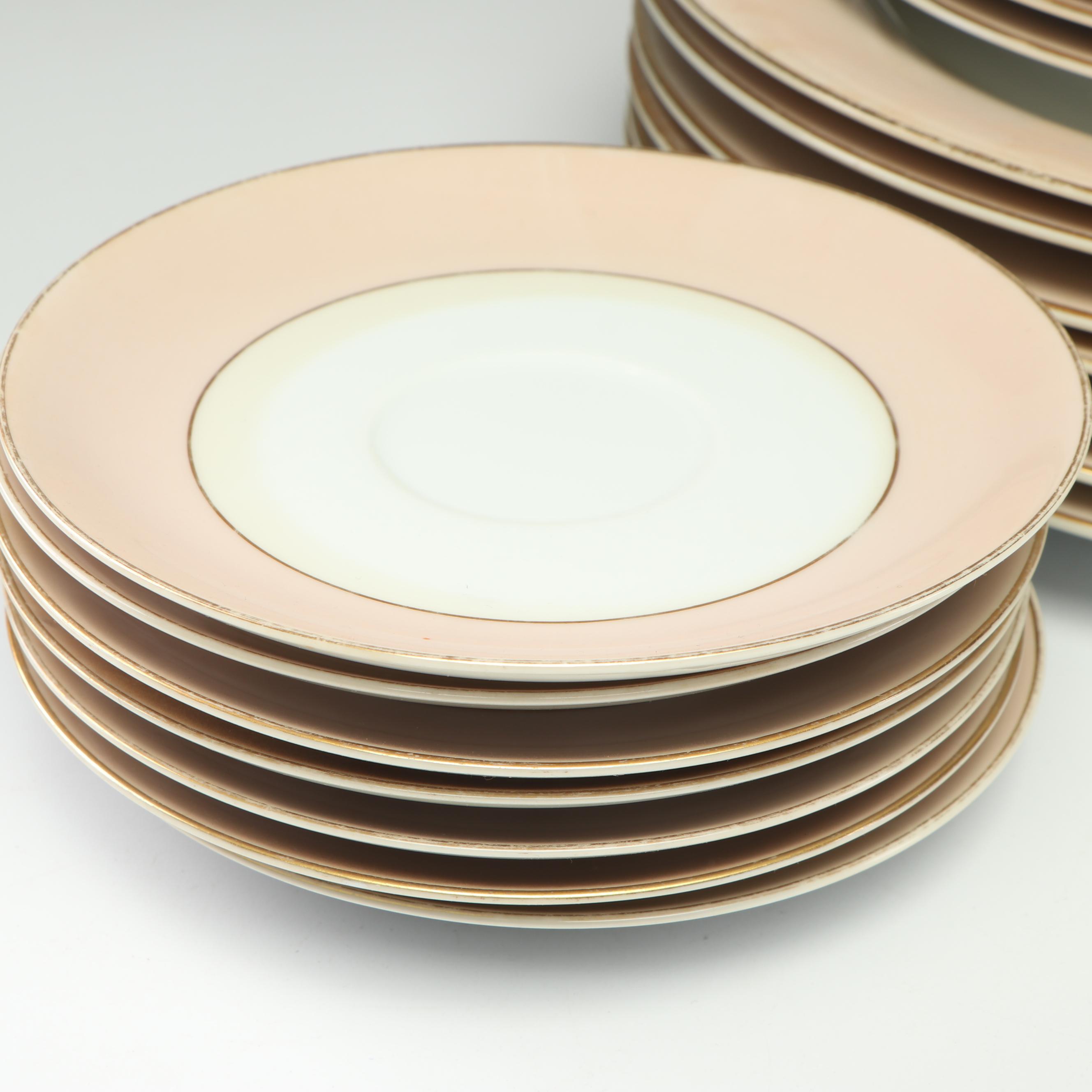 Noritake "Royal Pink" Porcelain Dinnerware, 1950s
