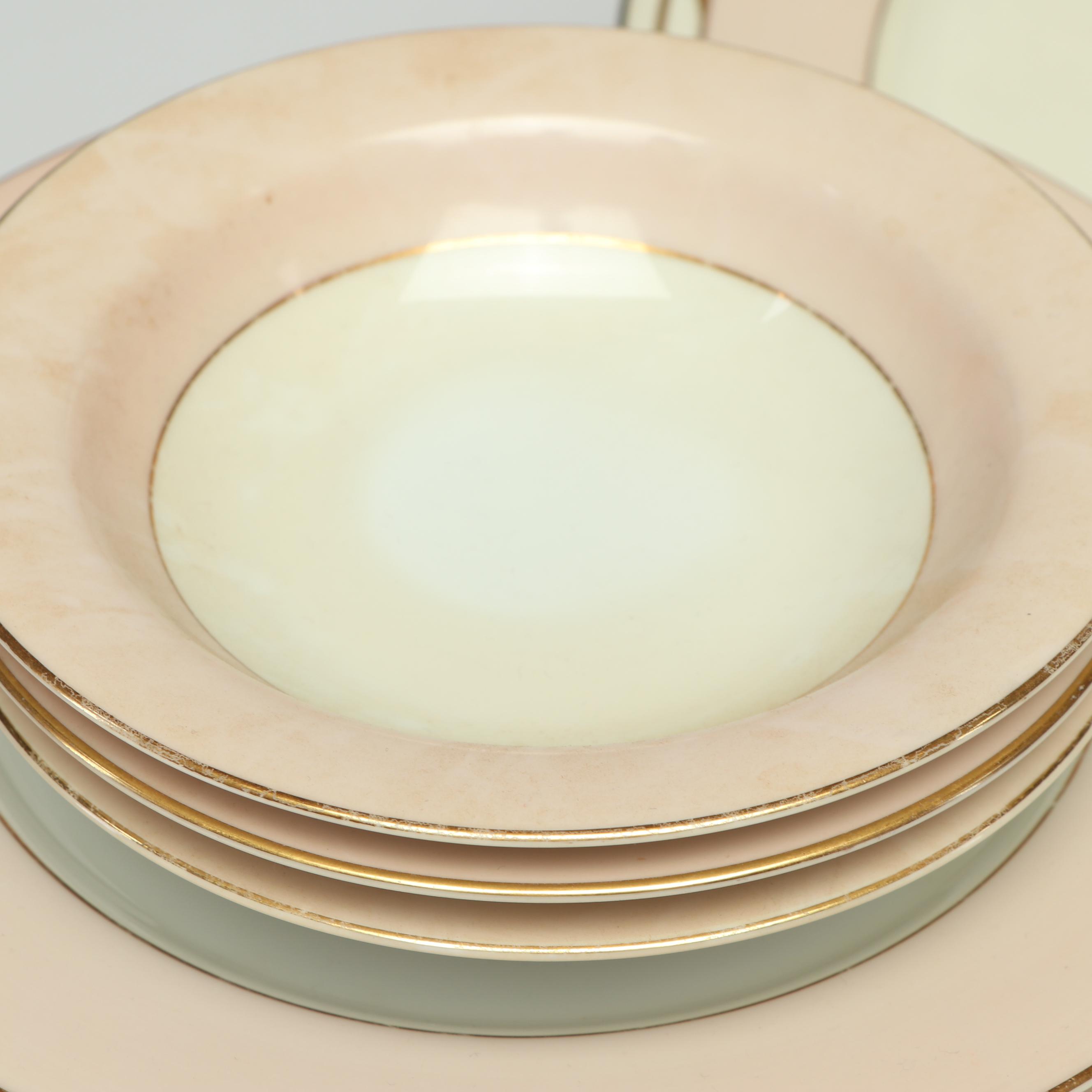 Noritake "Royal Pink" Porcelain Dinnerware, 1950s