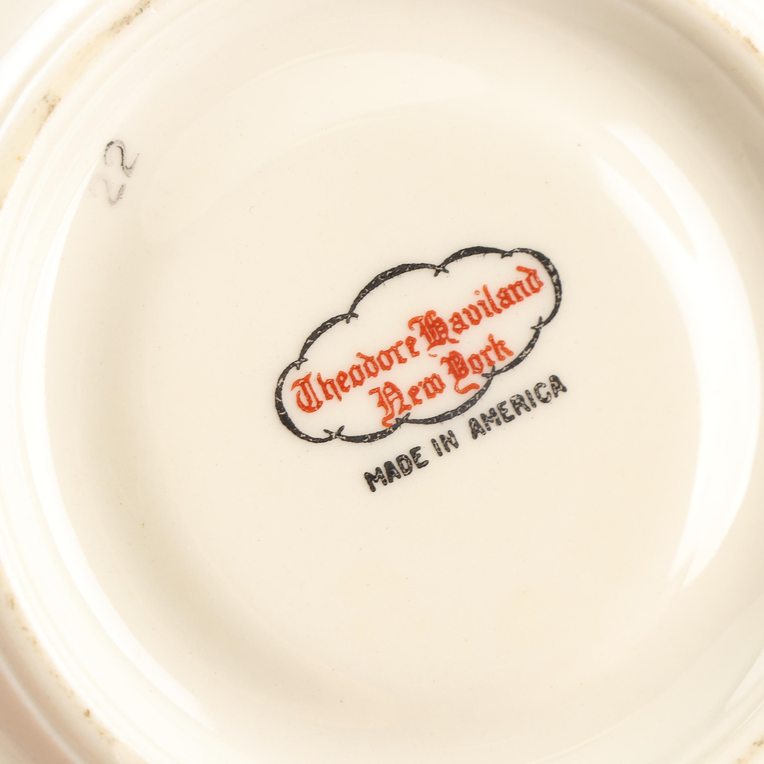 Victorian Cups and Saucers Grouping Featuring Noritake, Early 20th Century