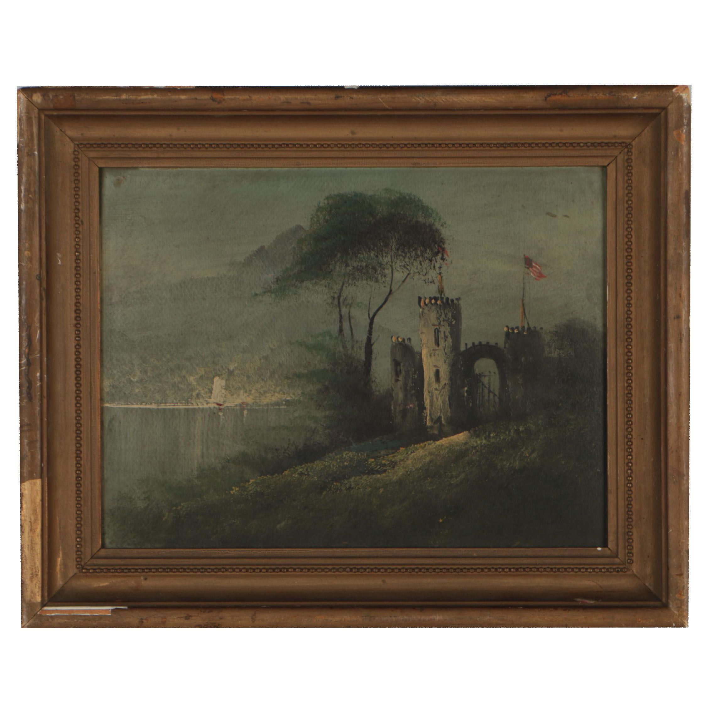 Early 20th Century Landscape Oil Painting