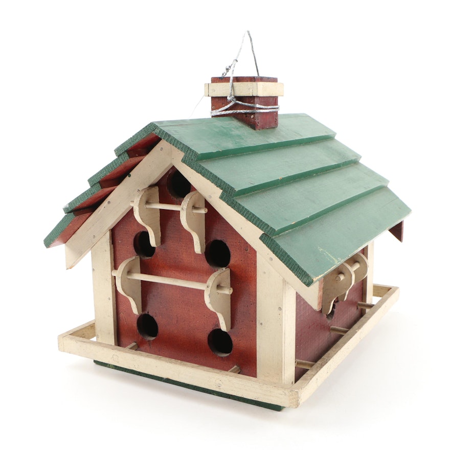 Handmade Wooden Martin Bird House