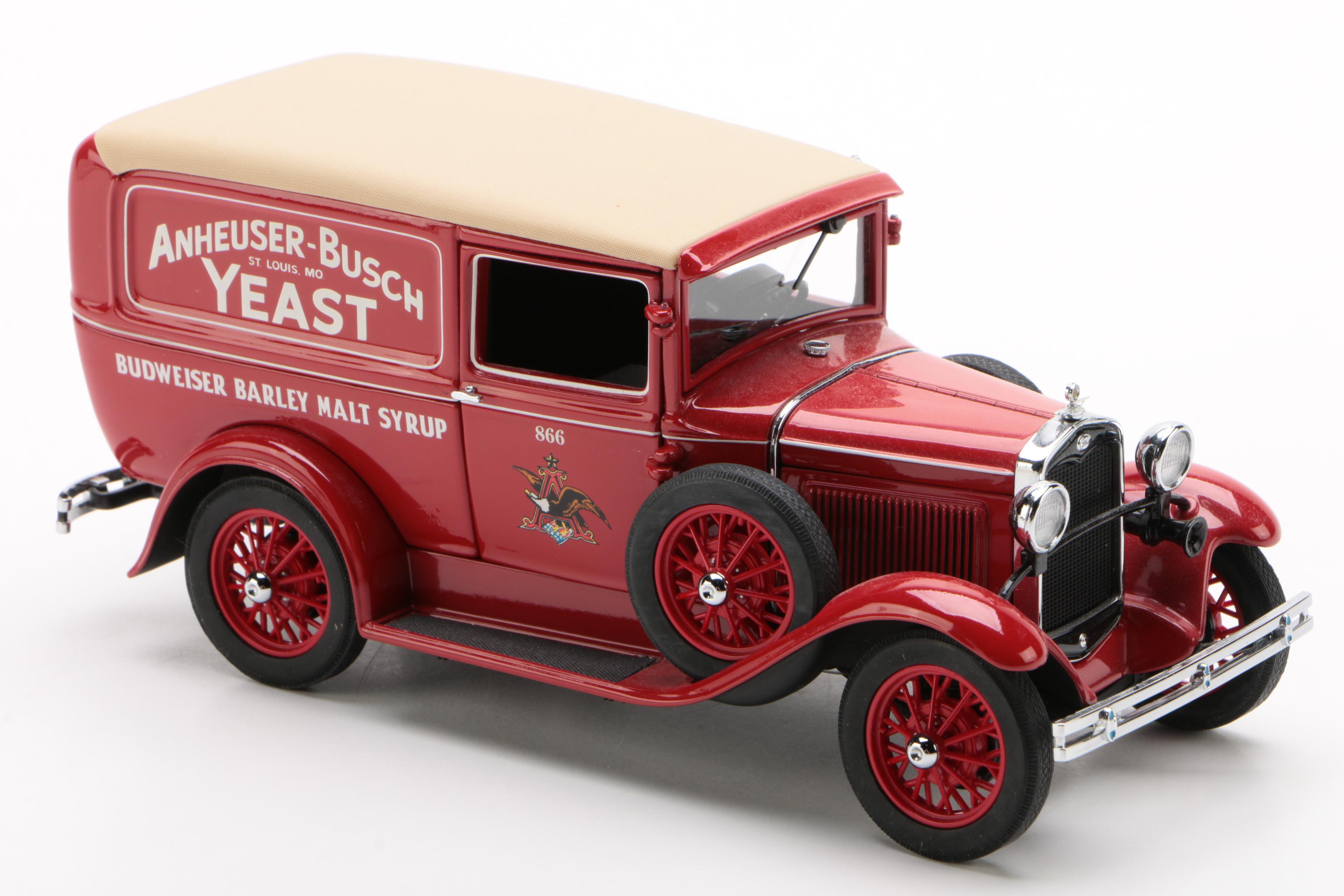 Danbury Mint Die-Cast 1931 Budweiser Delivery Truck with Display Case