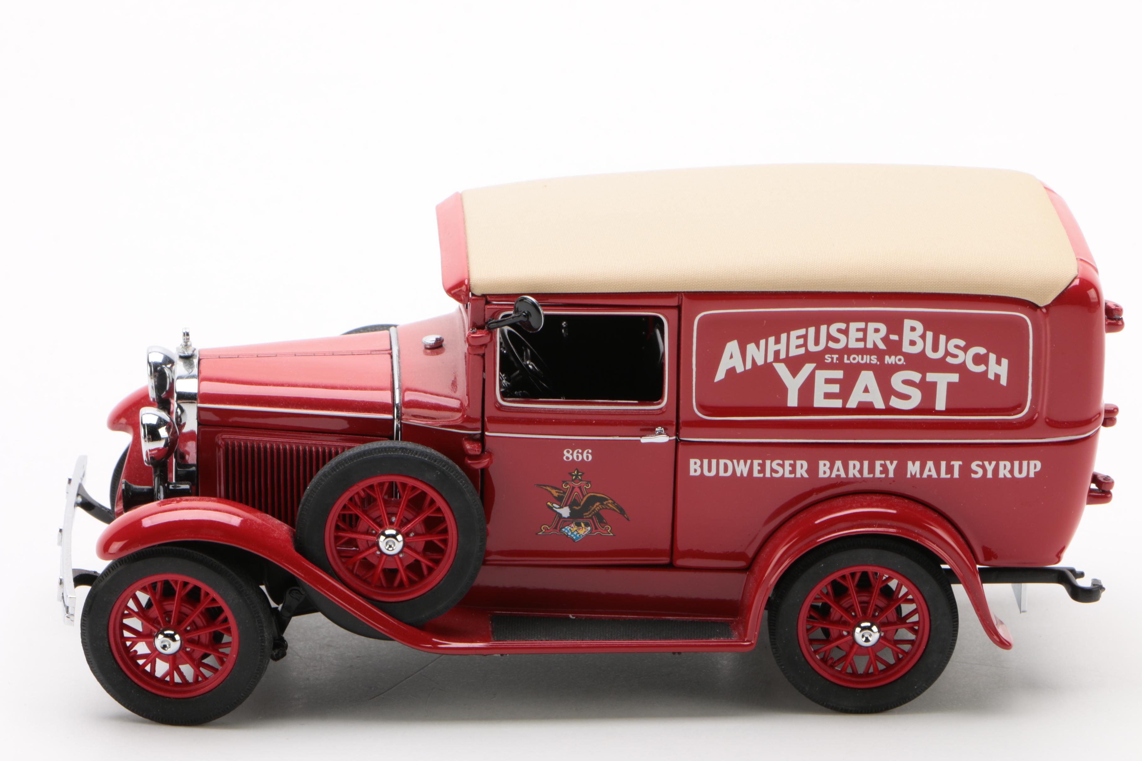 Danbury Mint Die-Cast 1931 Budweiser Delivery Truck with Display Case