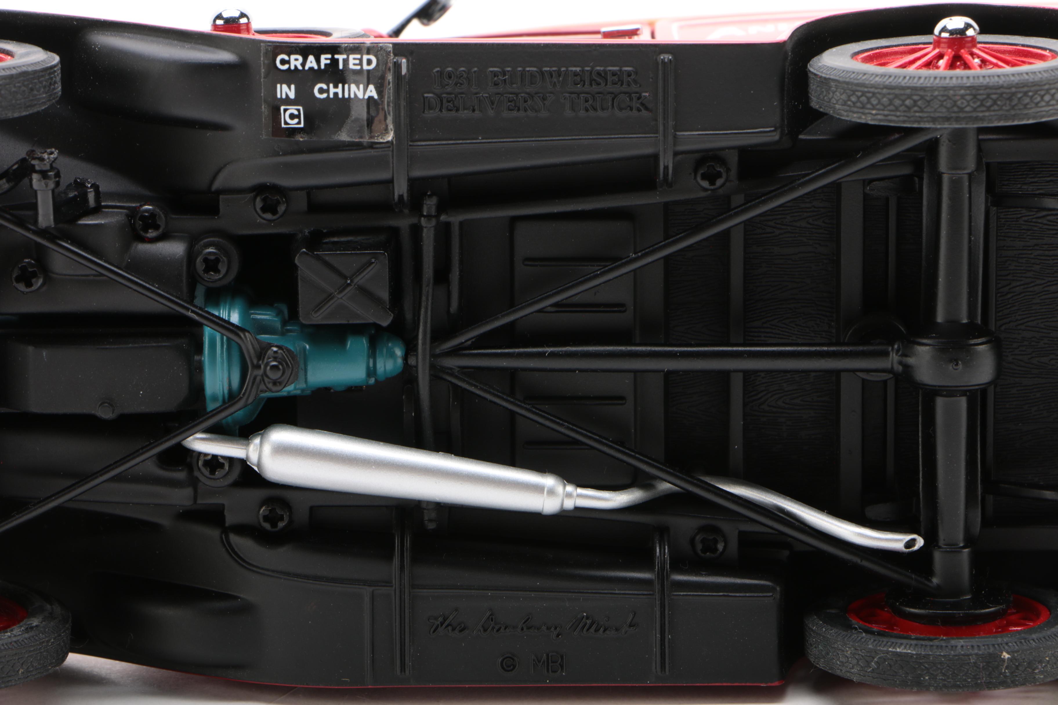 Danbury Mint Die-Cast 1931 Budweiser Delivery Truck with Display Case