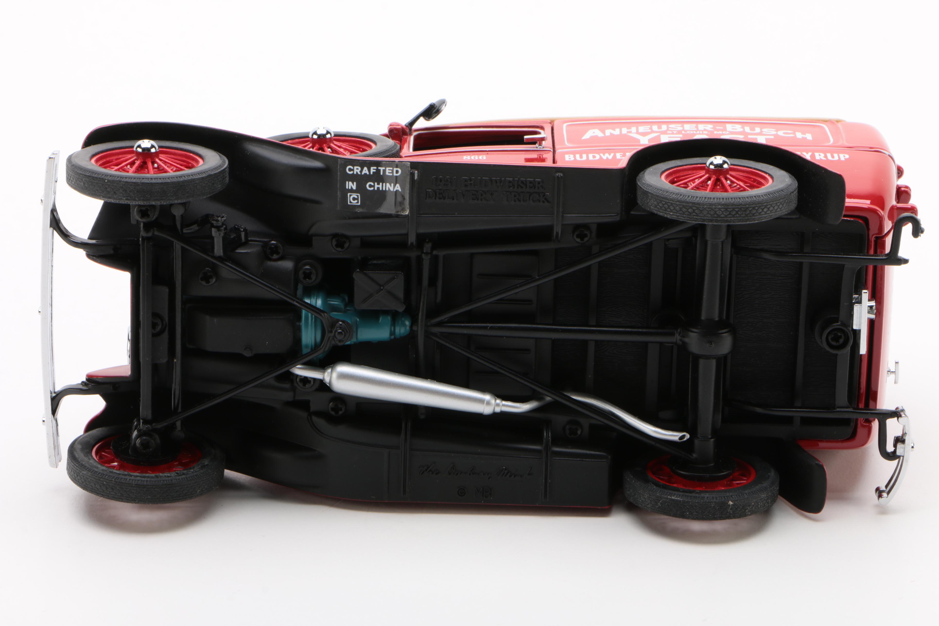 Danbury Mint Die-Cast 1931 Budweiser Delivery Truck with Display Case