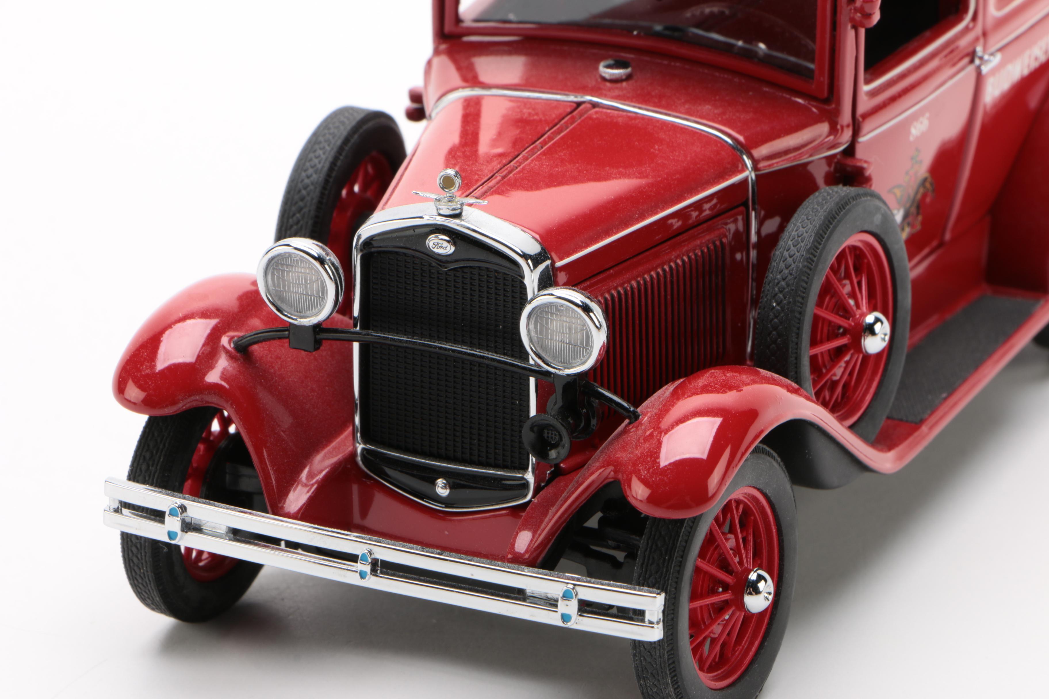 Danbury Mint Die-Cast 1931 Budweiser Delivery Truck with Display Case