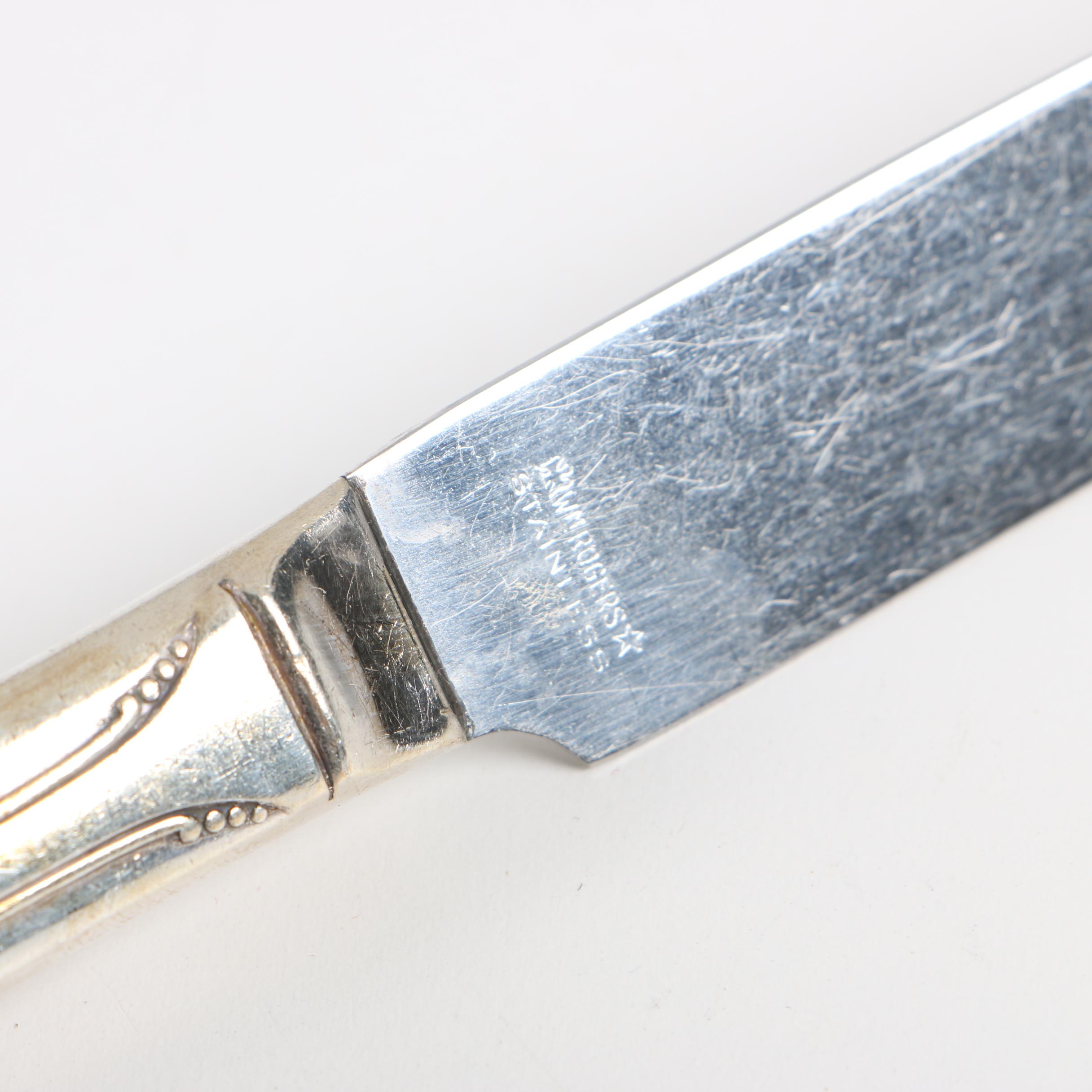 Wm Rogers "Beloved" Silver Plate Flatware, Mid-Century