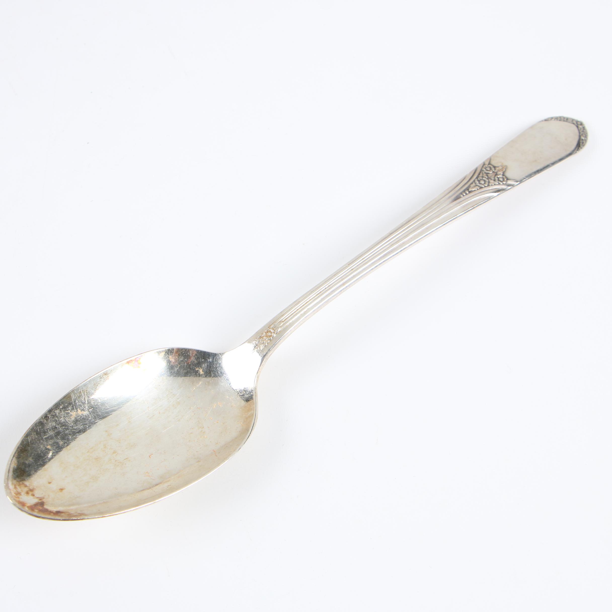 Wm Rogers "Beloved" Silver Plate Flatware, Mid-Century