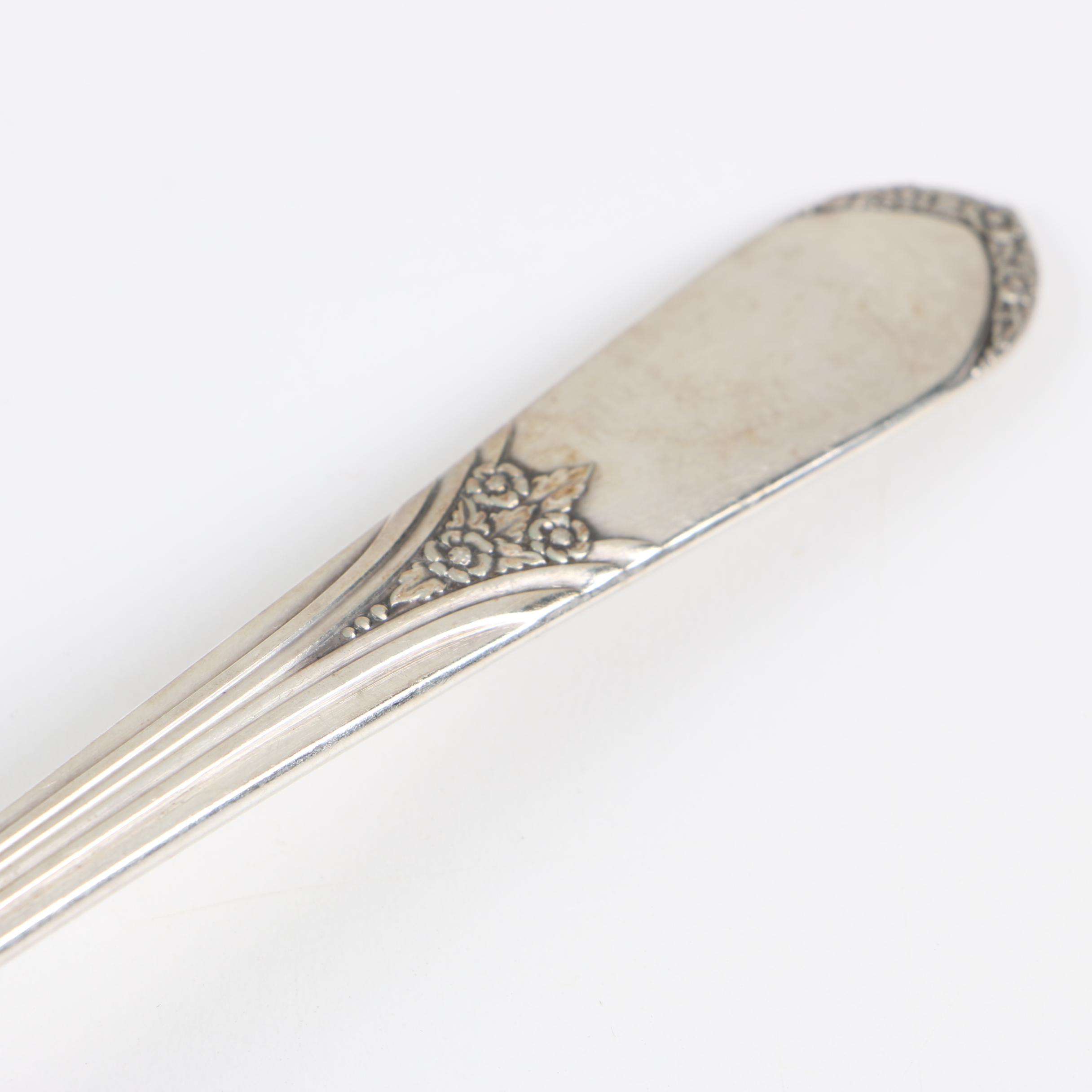 Wm Rogers "Beloved" Silver Plate Flatware, Mid-Century