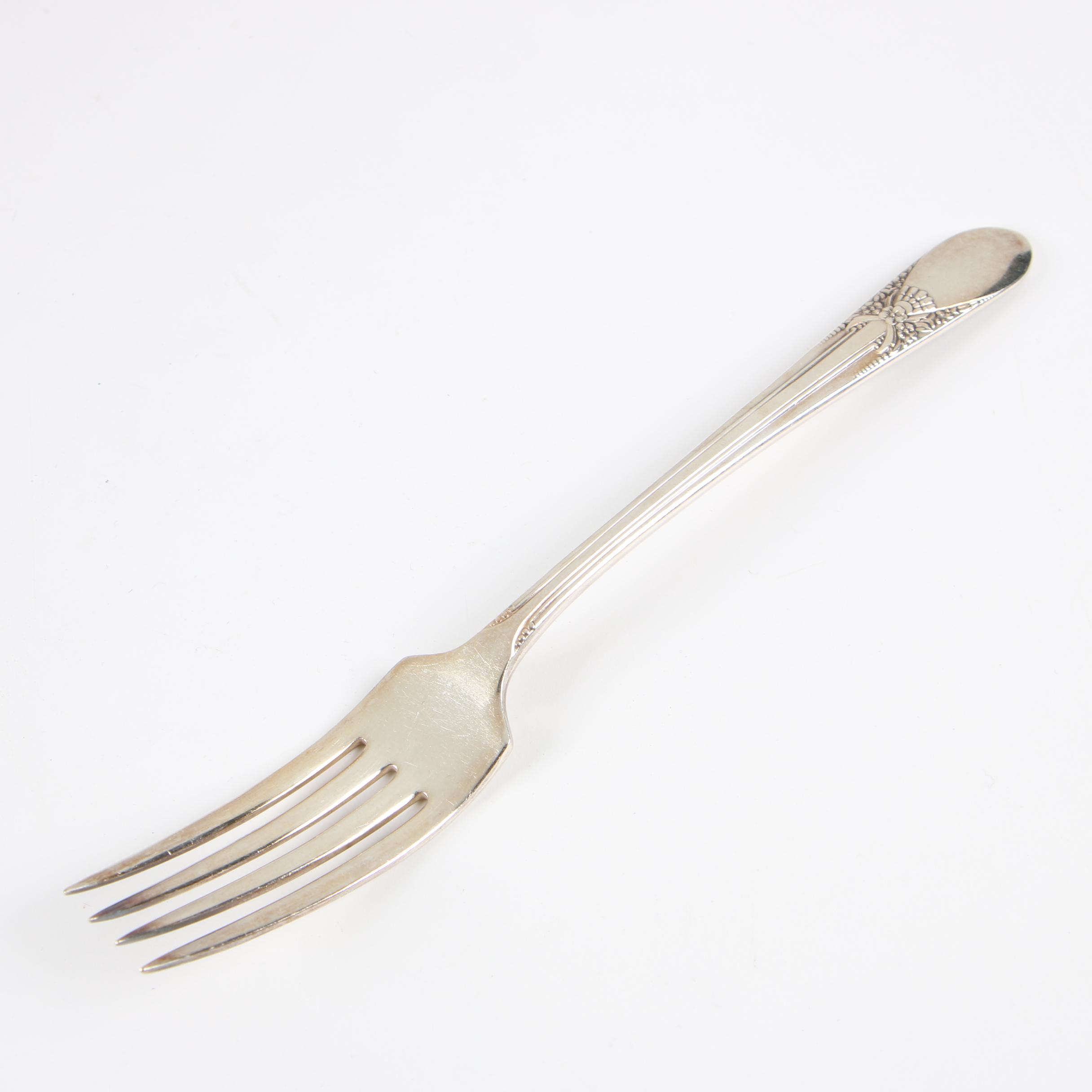 Wm Rogers "Beloved" Silver Plate Flatware, Mid-Century