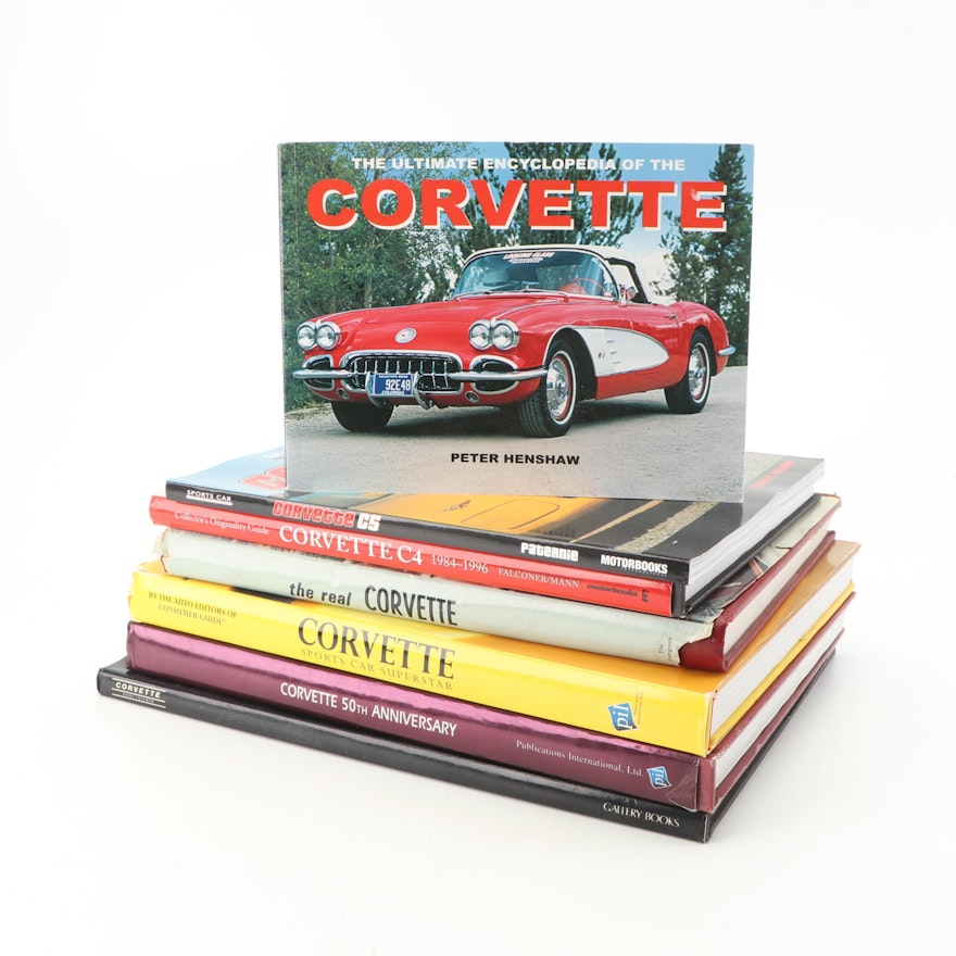 Corvette Themed Automobile Books