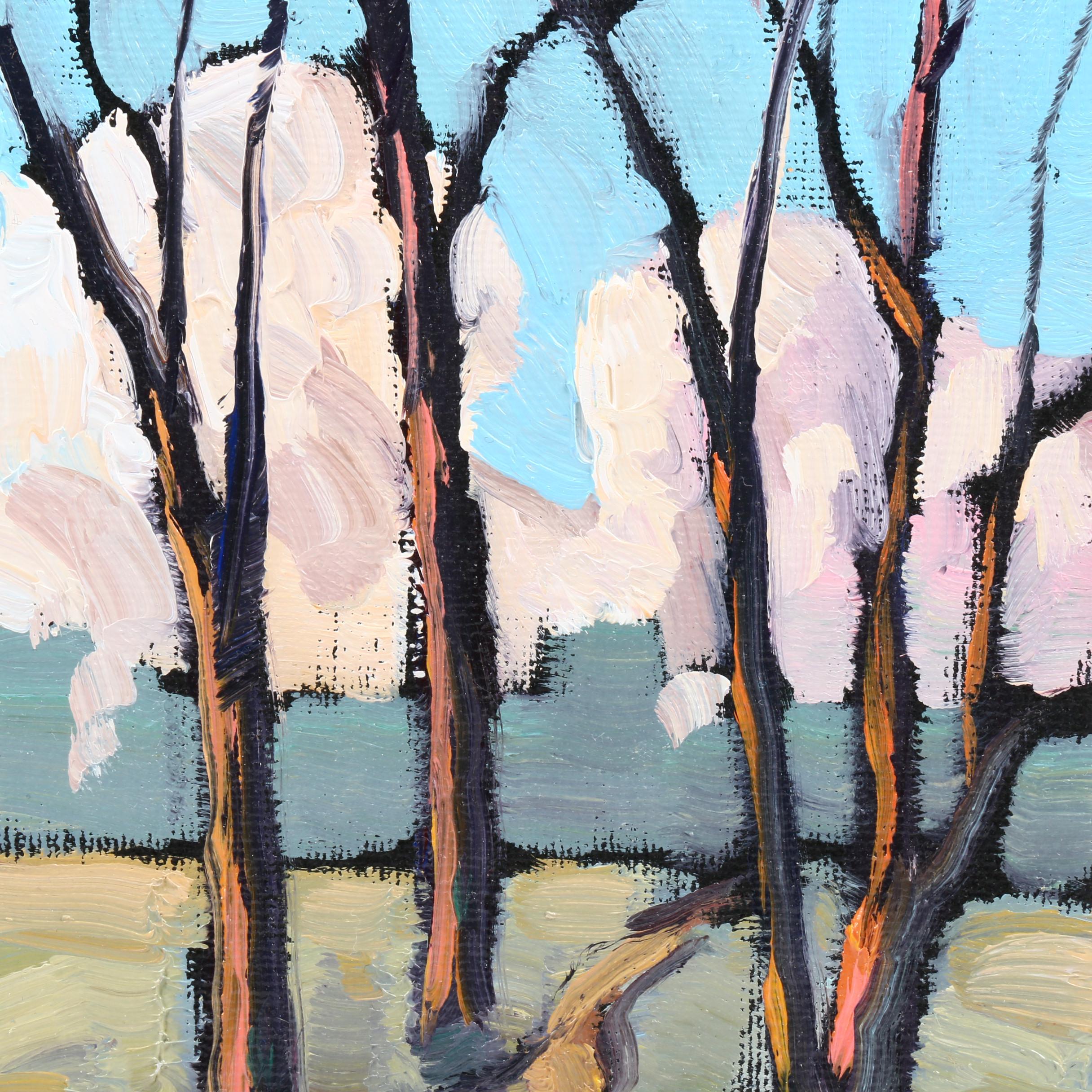 William Hawkins Landscape Oil Painting