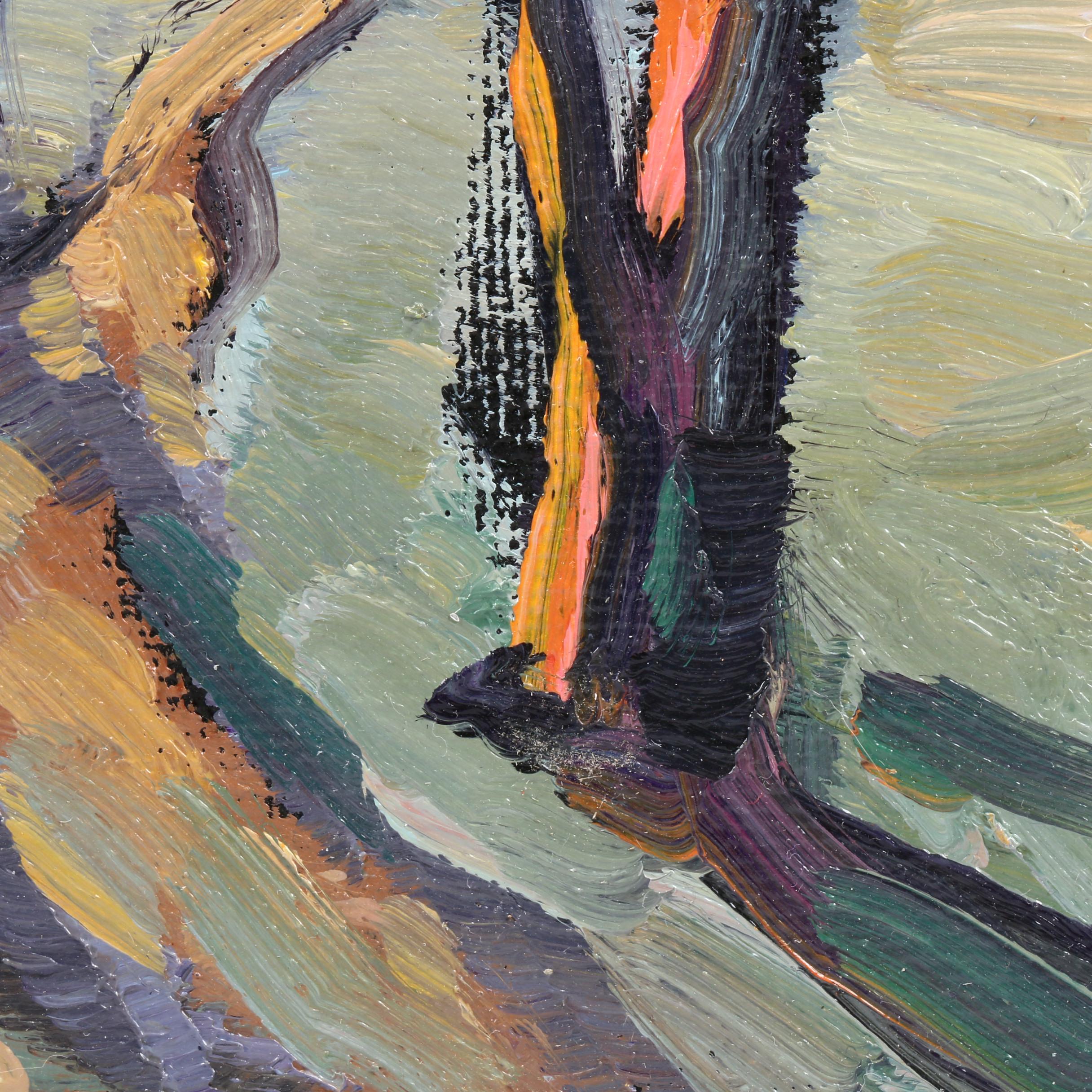 William Hawkins Landscape Oil Painting